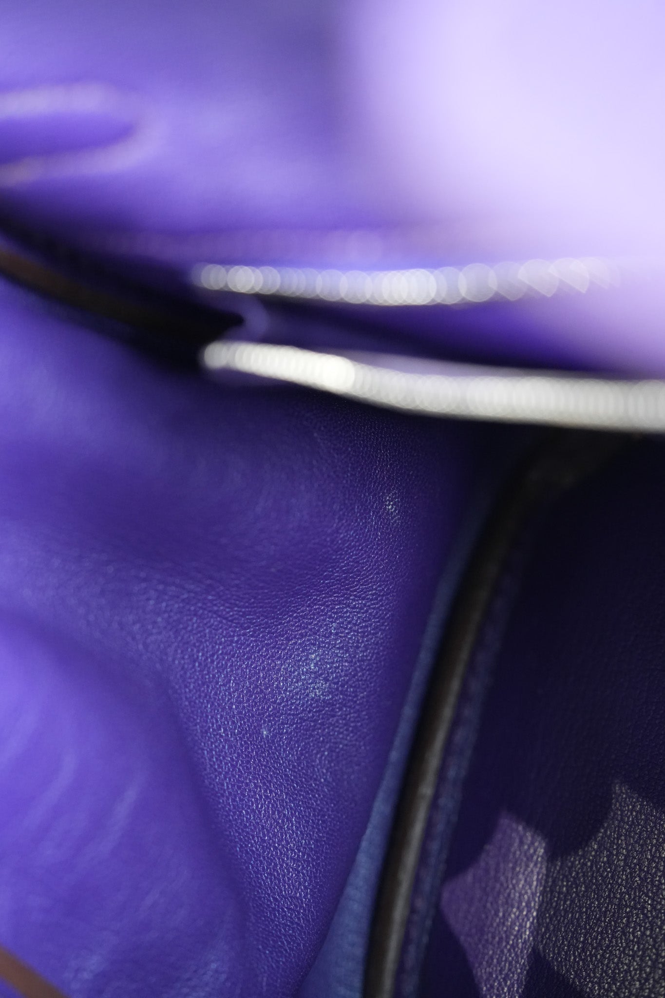 Birkin 30 Retourne in Purple Togo Leather and Palladium Square N (2010) | Purse Maison Luxury Bags Shop