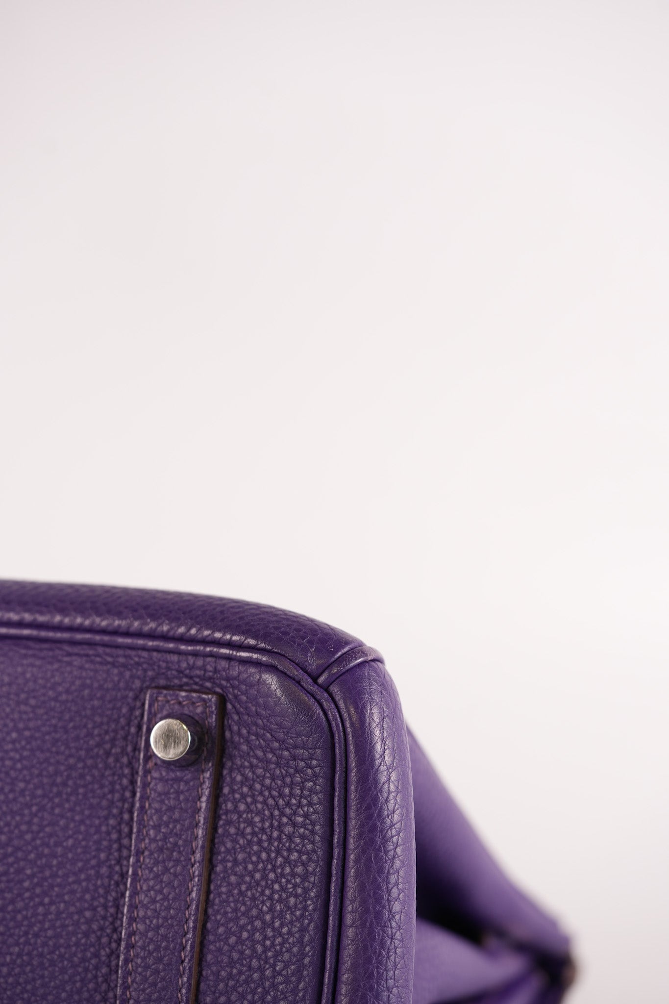 Birkin 30 Retourne in Purple Togo Leather and Palladium Square N (2010) | Purse Maison Luxury Bags Shop