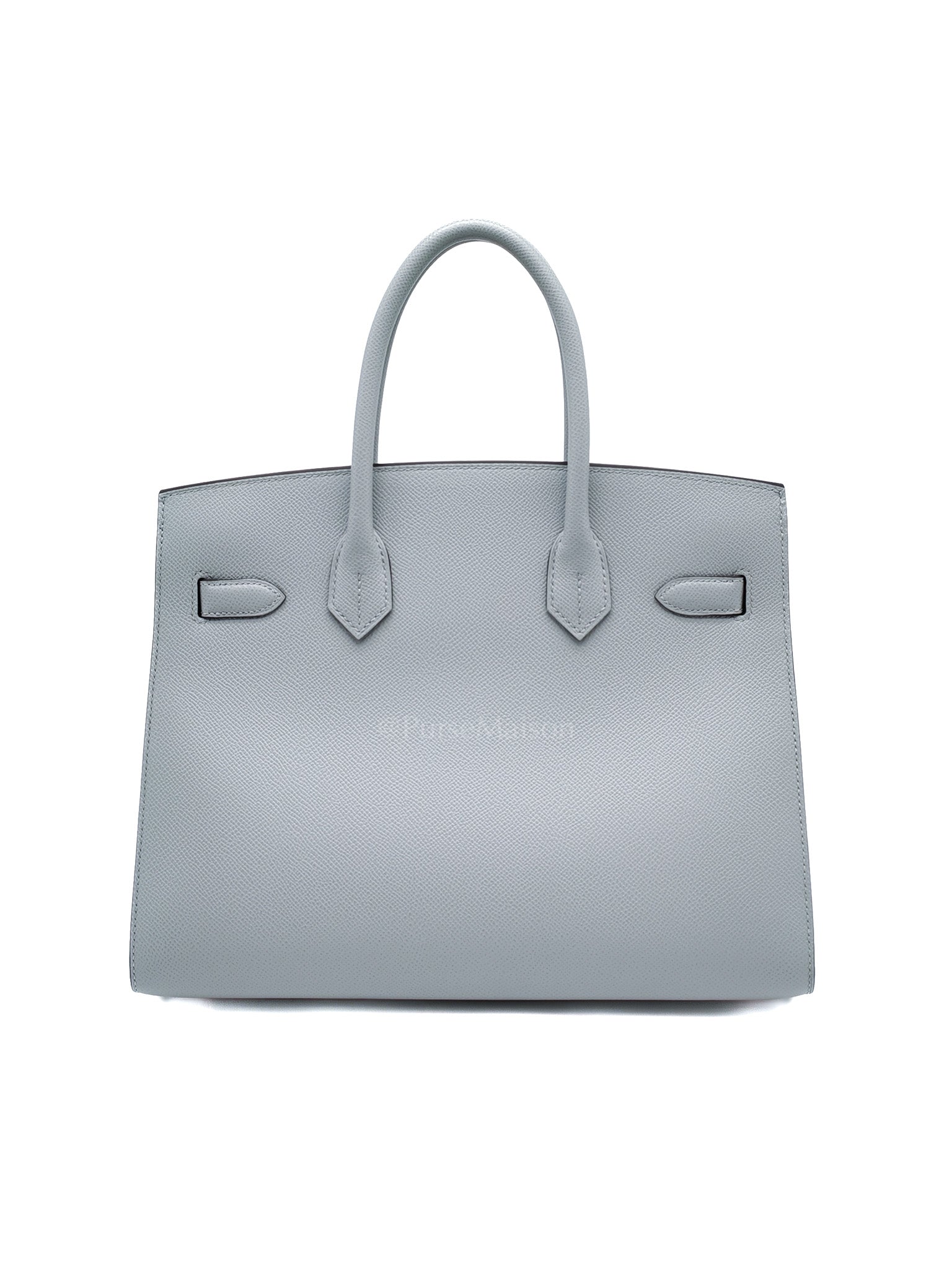 Birkin 30 Sellier in Blue Glacier Epsom Leather and Palladium Hardware Stamp W (2024) | Purse Maison Luxury Bags Shop