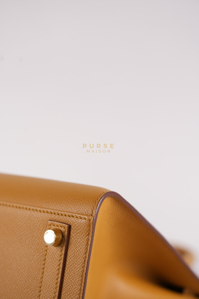 Birkin 30 Sellier Sesame in Epsom Leather and Gold Hardware Stamp Z (2021) | Purse Maison Luxury Bags Shop