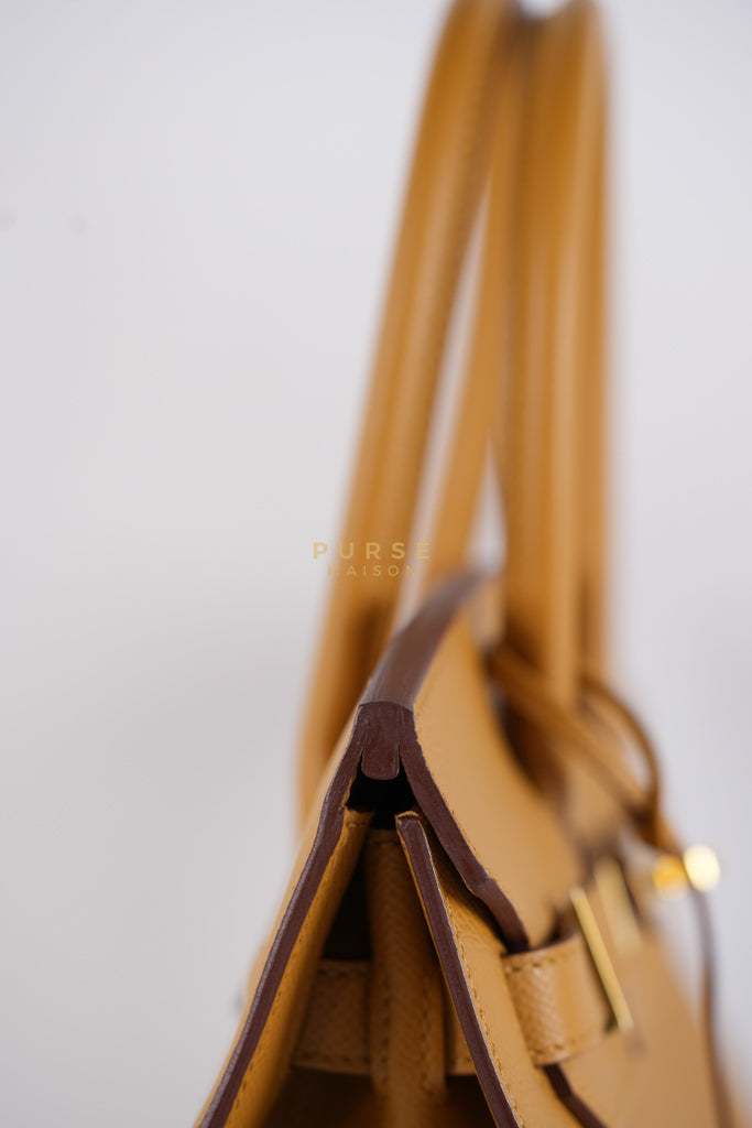 Birkin 30 Sellier Sesame in Epsom Leather and Gold Hardware Stamp Z (2021) | Purse Maison Luxury Bags Shop