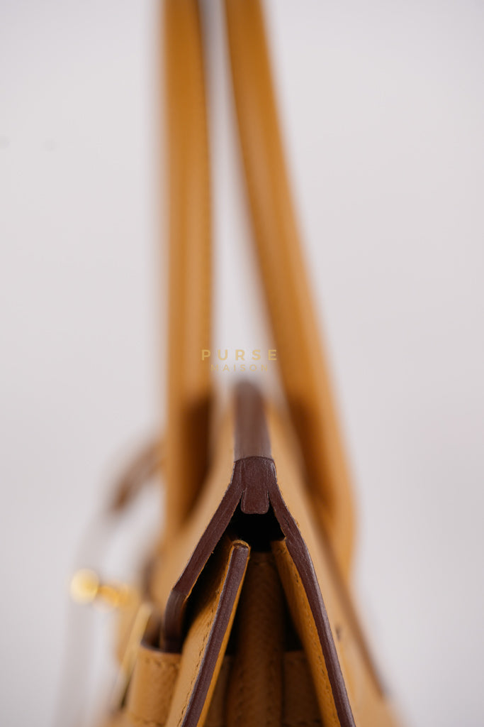 Birkin 30 Sellier Sesame in Epsom Leather and Gold Hardware Stamp Z (2021) | Purse Maison Luxury Bags Shop