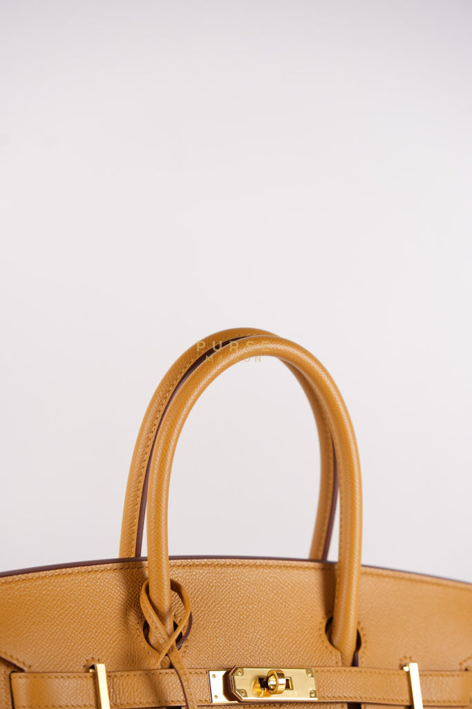 Birkin 30 Sellier Sesame in Epsom Leather and Gold Hardware Stamp Z (2021) | Purse Maison Luxury Bags Shop