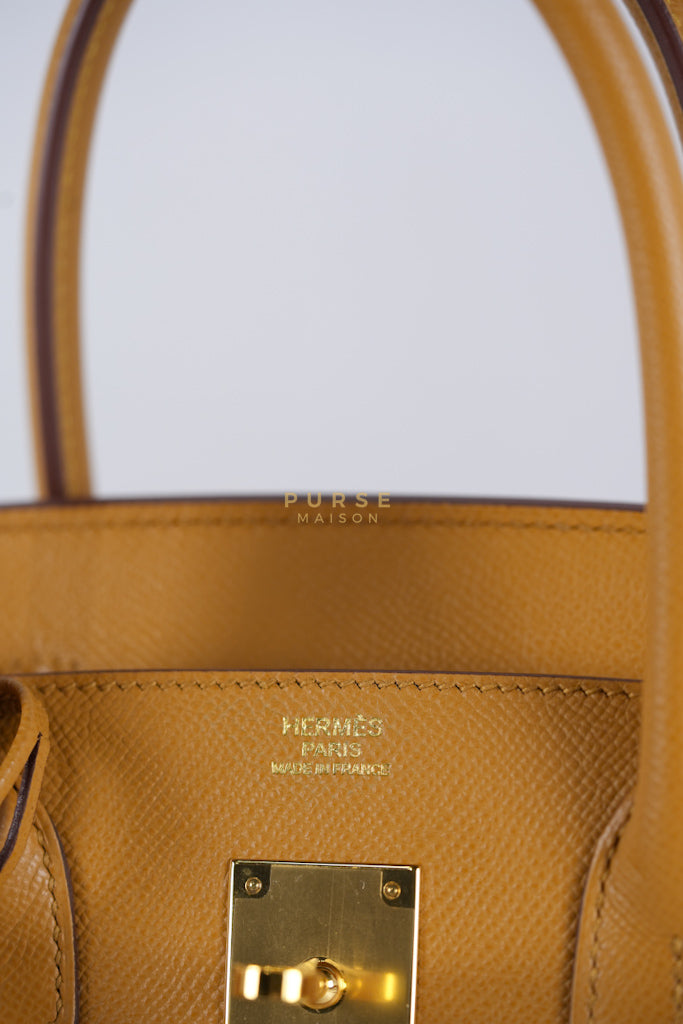 Birkin 30 Sellier Sesame in Epsom Leather and Gold Hardware Stamp Z (2021) | Purse Maison Luxury Bags Shop