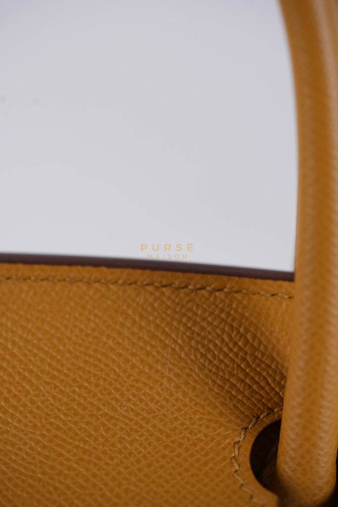 Birkin 30 Sellier Sesame in Epsom Leather and Gold Hardware Stamp Z (2021) | Purse Maison Luxury Bags Shop