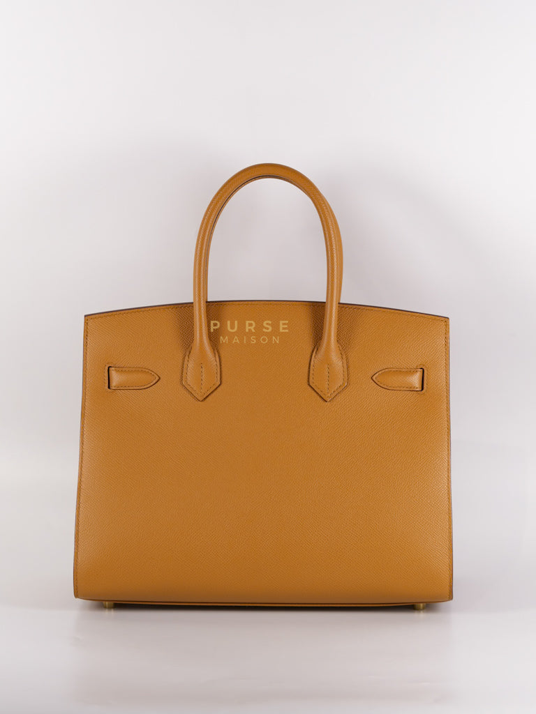 Birkin 30 Sellier Sesame in Epsom Leather and Gold Hardware Stamp Z (2021) | Purse Maison Luxury Bags Shop