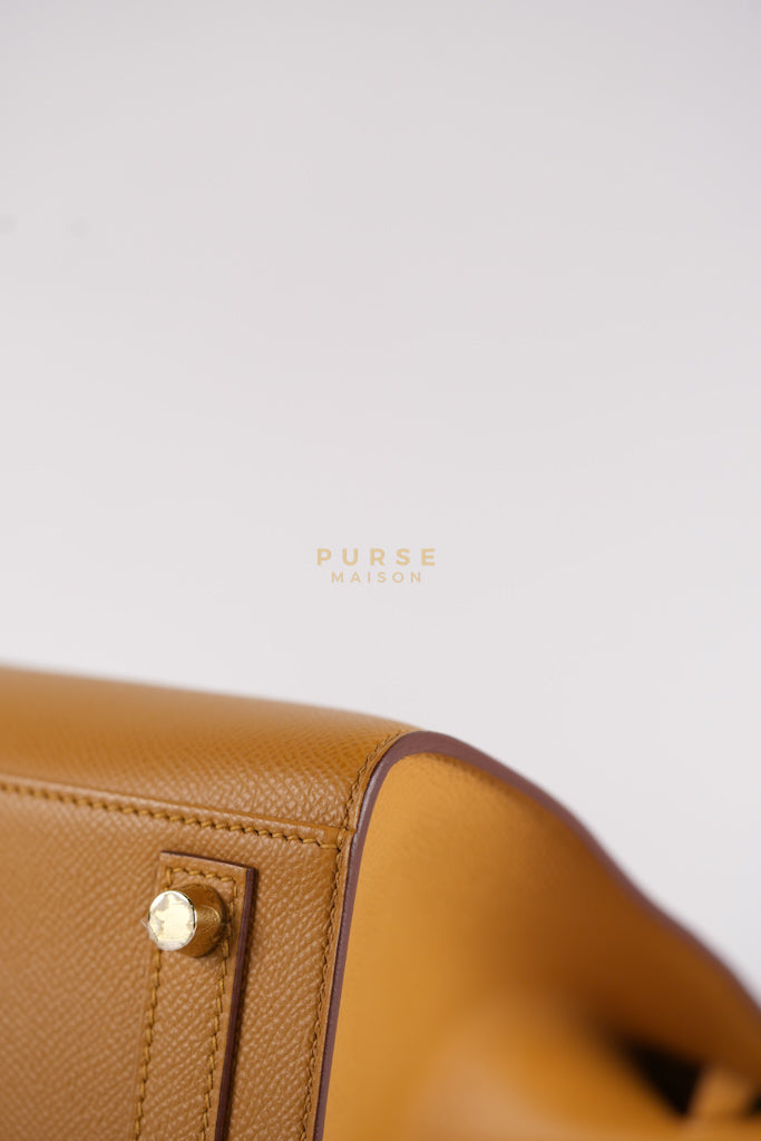 Birkin 30 Sellier Sesame in Epsom Leather and Gold Hardware Stamp Z (2021) | Purse Maison Luxury Bags Shop