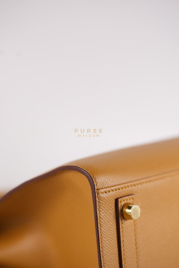 Birkin 30 Sellier Sesame in Epsom Leather and Gold Hardware Stamp Z (2021) | Purse Maison Luxury Bags Shop