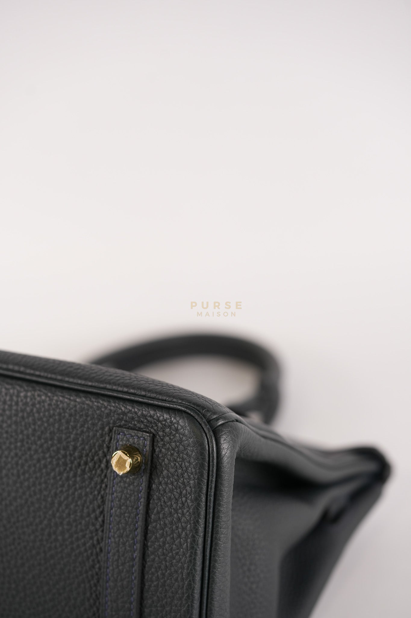 Birkin 30 Vert Rousseau in Togo Leather and Gold Hardware Stamp D (2019) | Purse Maison Luxury Bags Shop