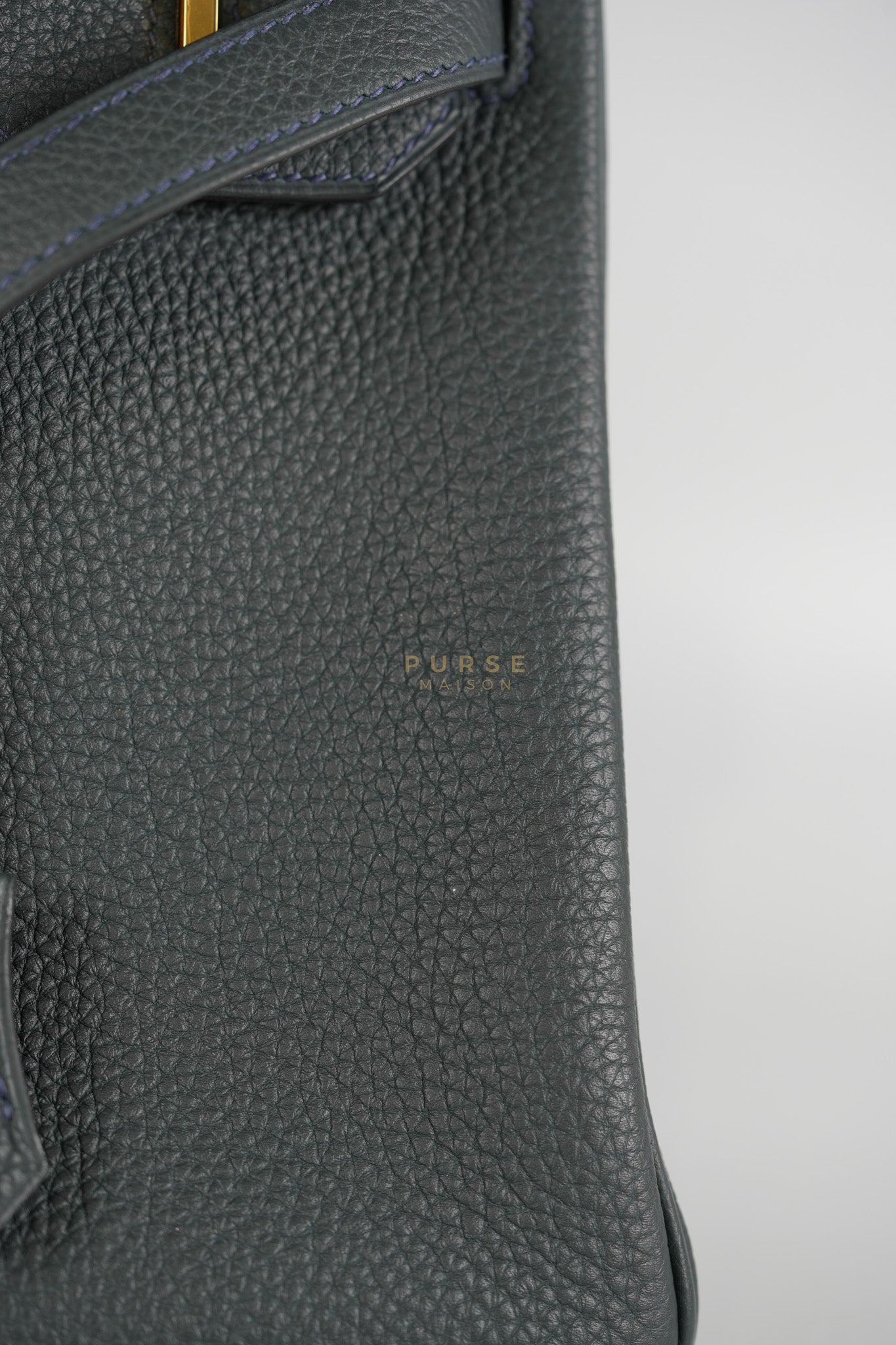 Birkin 30 Vert Rousseau in Togo Leather and Gold Hardware Stamp D (2019) | Purse Maison Luxury Bags Shop