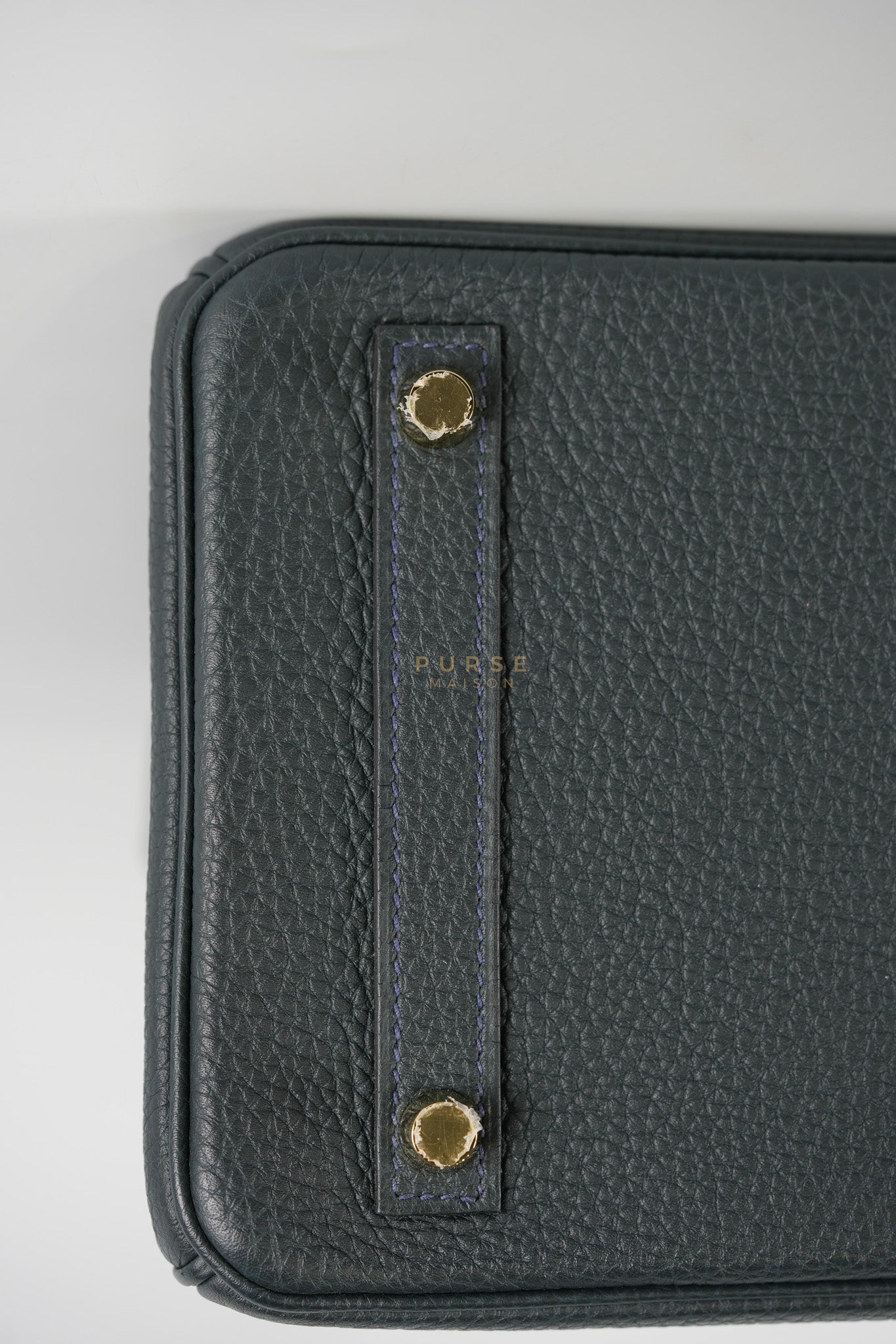 Birkin 30 Vert Rousseau in Togo Leather and Gold Hardware Stamp D (2019) | Purse Maison Luxury Bags Shop