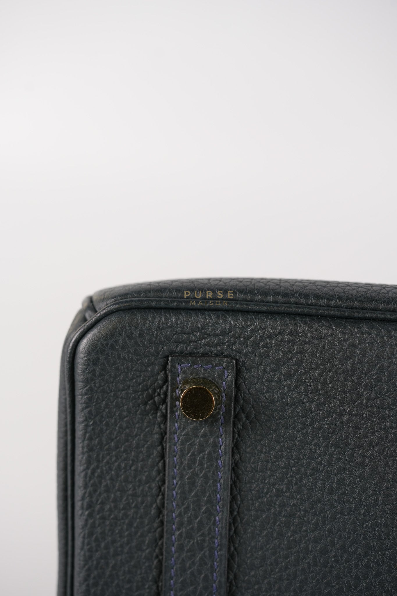 Birkin 30 Vert Rousseau in Togo Leather and Gold Hardware Stamp D (2019) | Purse Maison Luxury Bags Shop