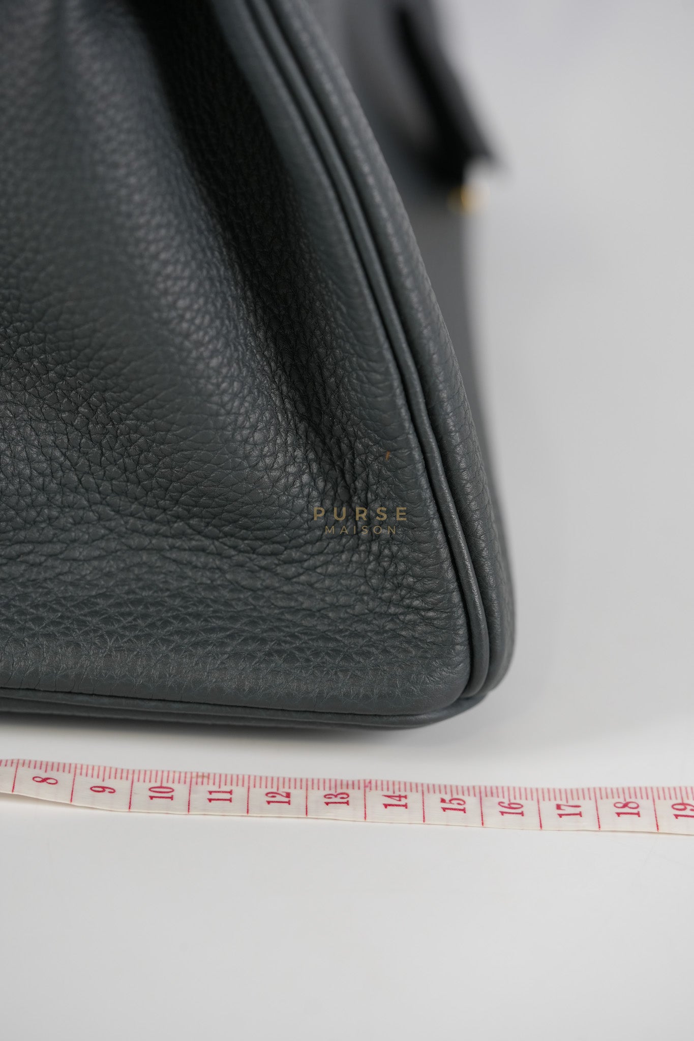 Birkin 30 Vert Rousseau in Togo Leather and Gold Hardware Stamp D (2019) | Purse Maison Luxury Bags Shop