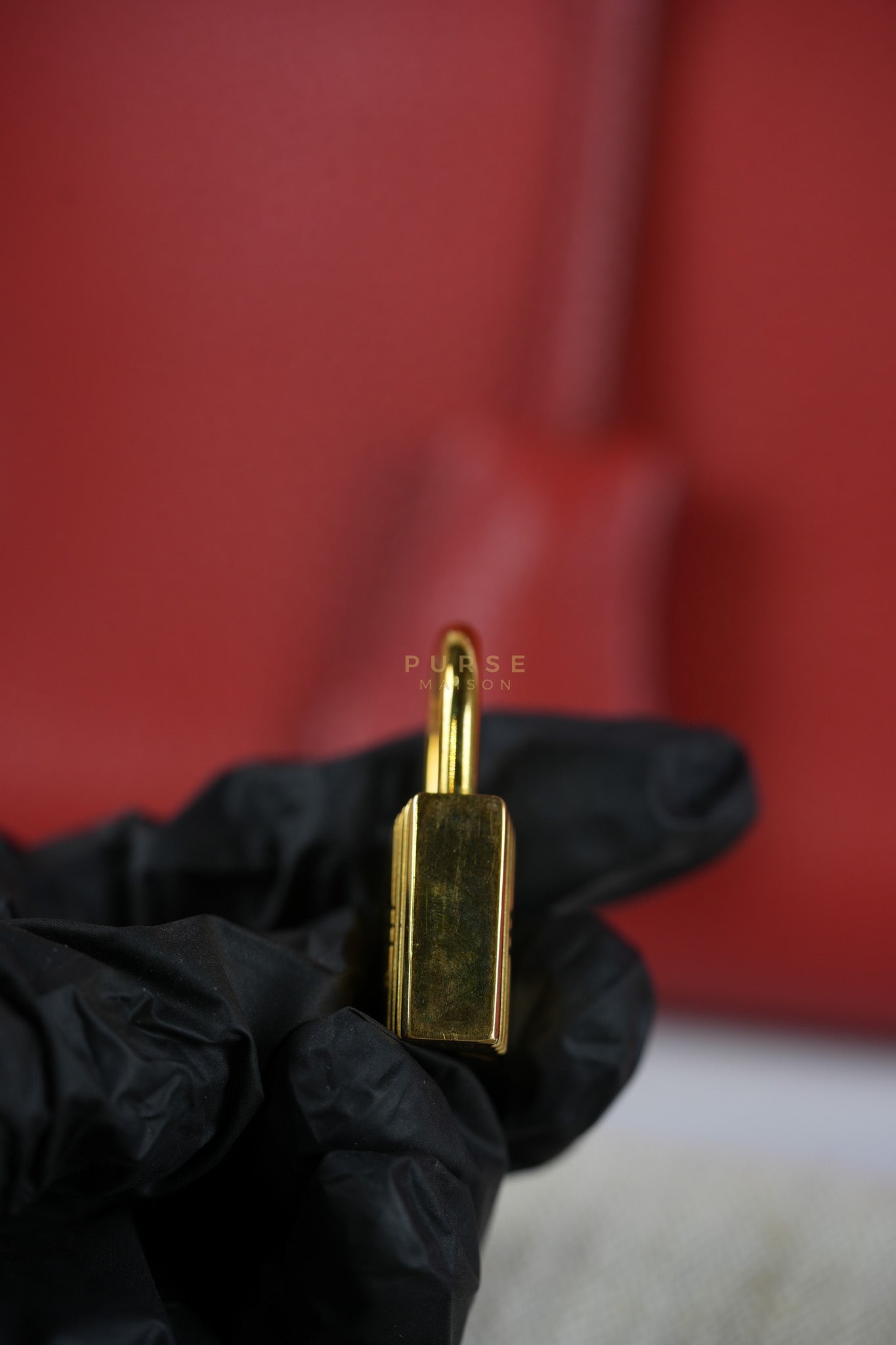 Birkin 35 Retourne Red in Togo Leather Dark Red Chevre interior and Gold Hardware Stamp P Square (2012) | Purse Maison Luxury Bags Shop