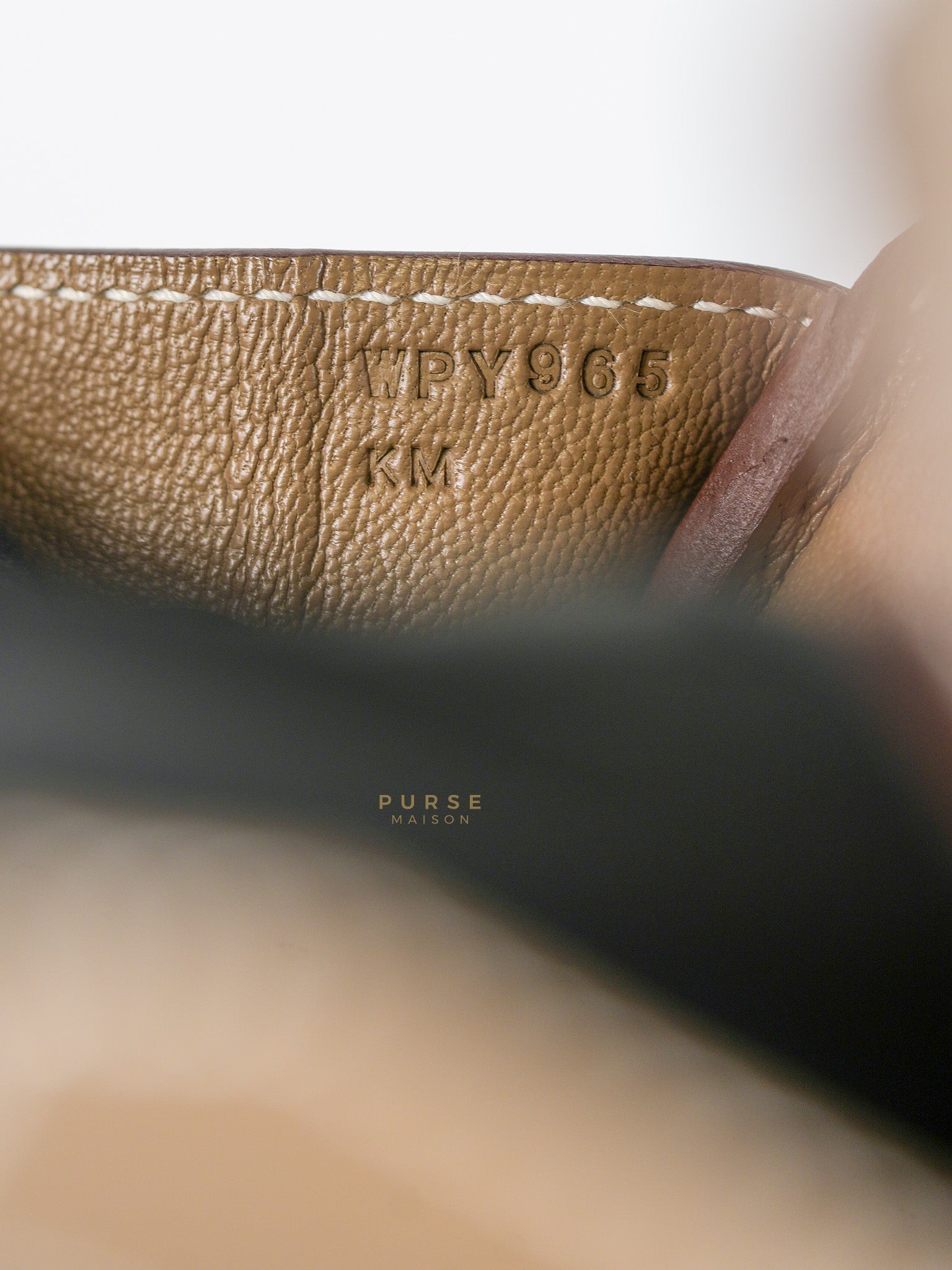 Birkin The Shoulder Retourne in Etoupe Evercolor Leather With Palladium Hardware Stamp W (2024) | Purse Maison Luxury Bags Shop