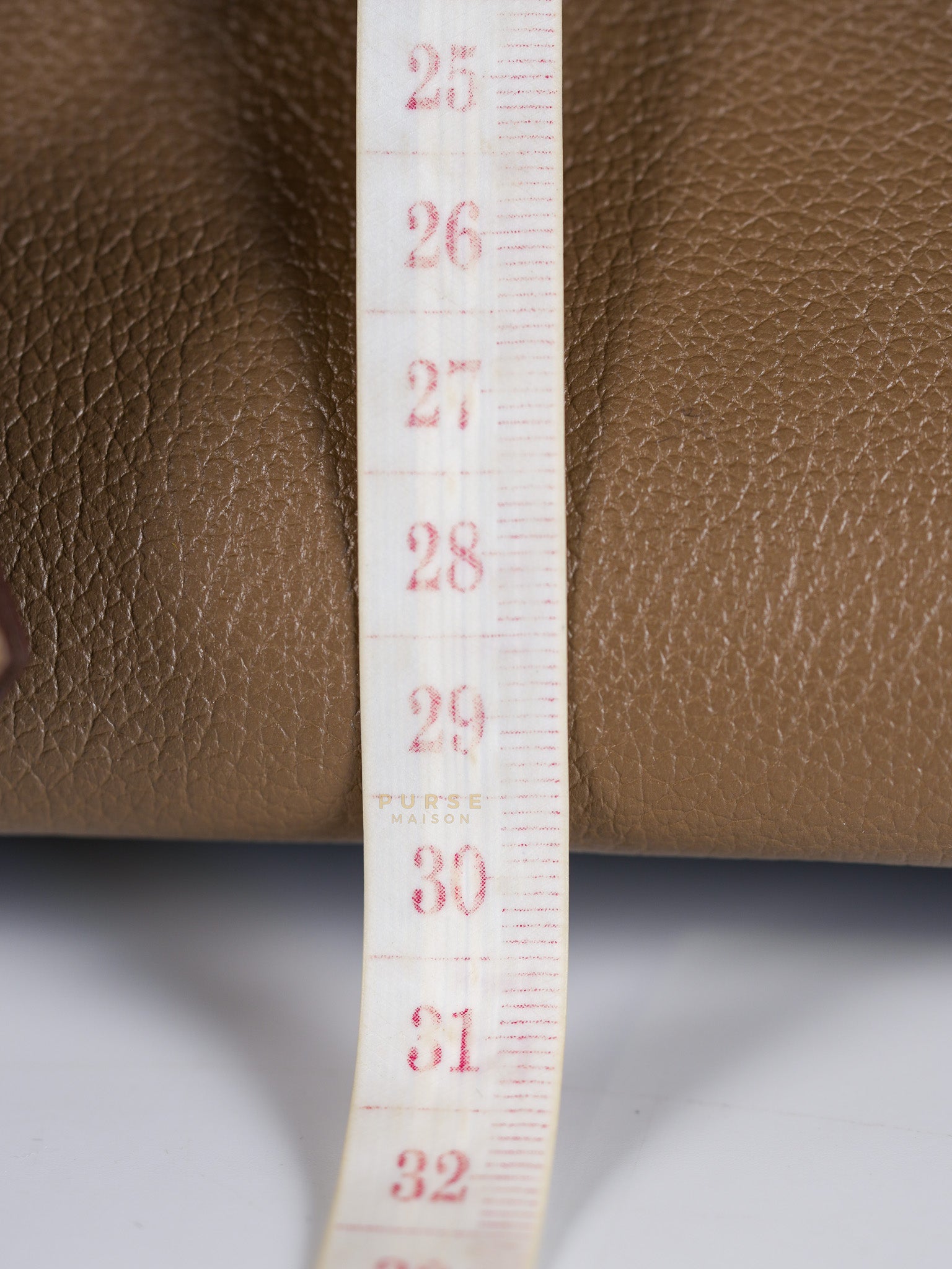 Birkin The Shoulder Retourne in Etoupe Evercolor Leather With Palladium Hardware Stamp W (2024) | Purse Maison Luxury Bags Shop