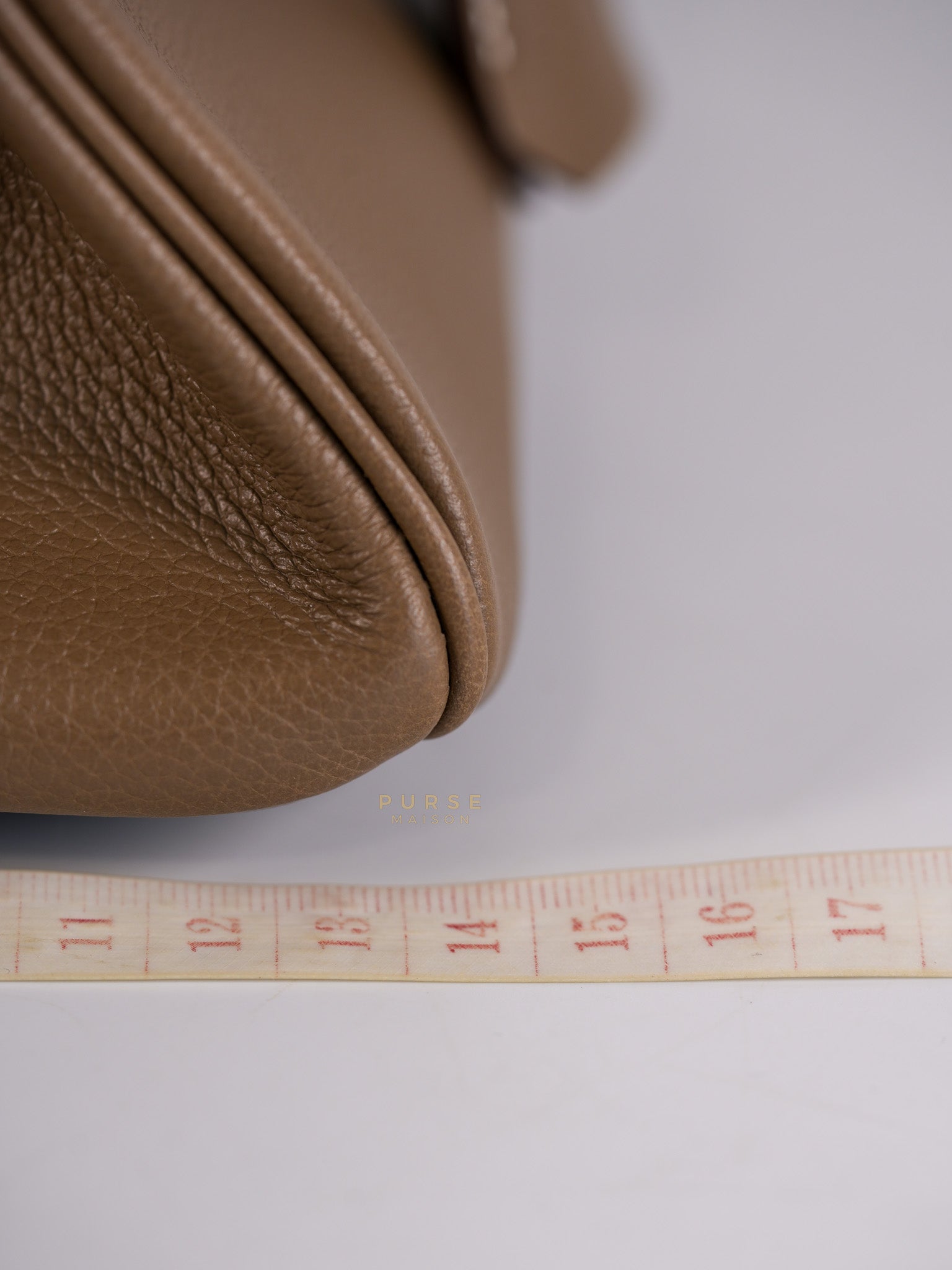 Birkin The Shoulder Retourne in Etoupe Evercolor Leather With Palladium Hardware Stamp W (2024) | Purse Maison Luxury Bags Shop