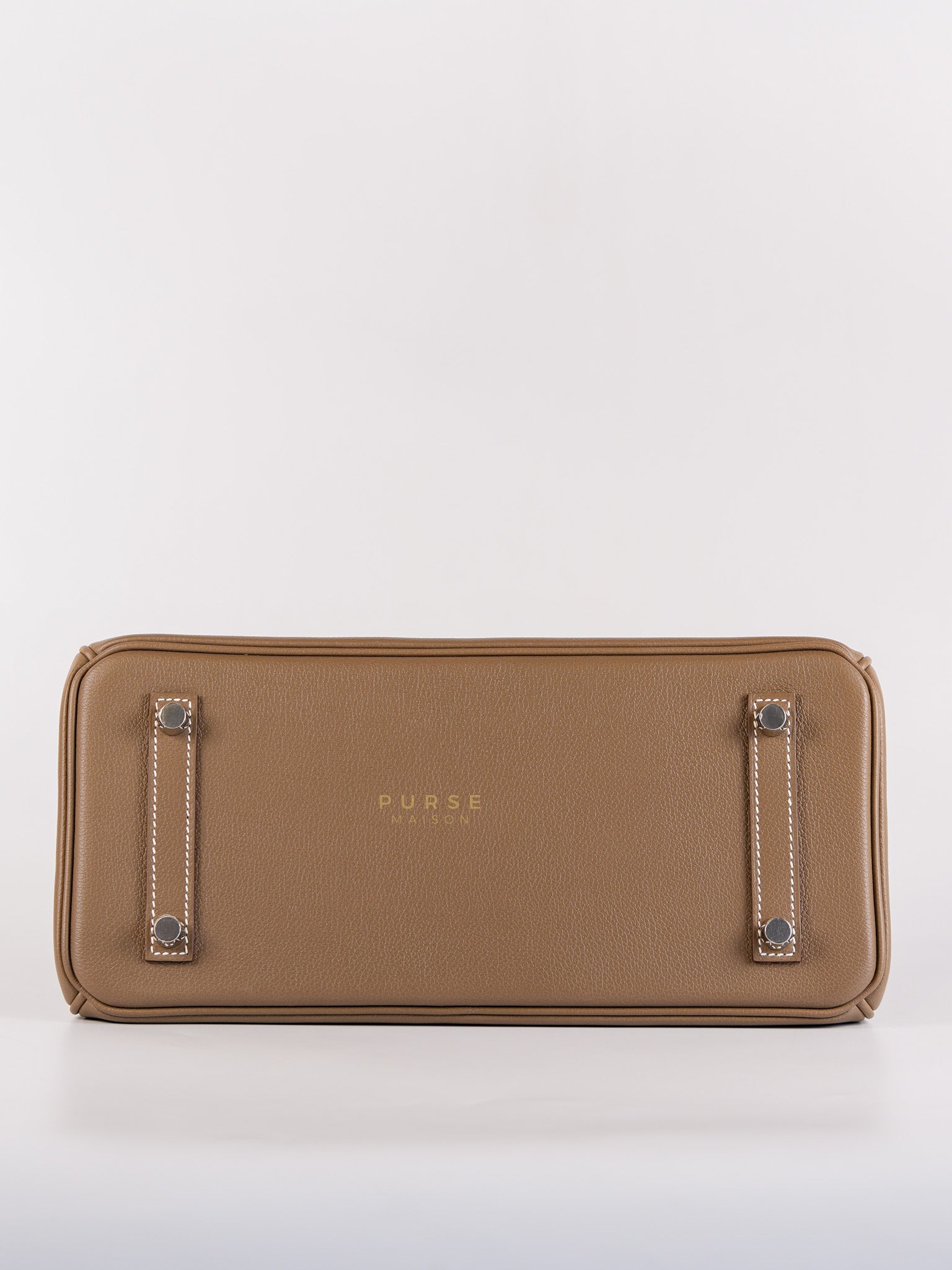 Birkin The Shoulder Retourne in Etoupe Evercolor Leather With Palladium Hardware Stamp W (2024) | Purse Maison Luxury Bags Shop