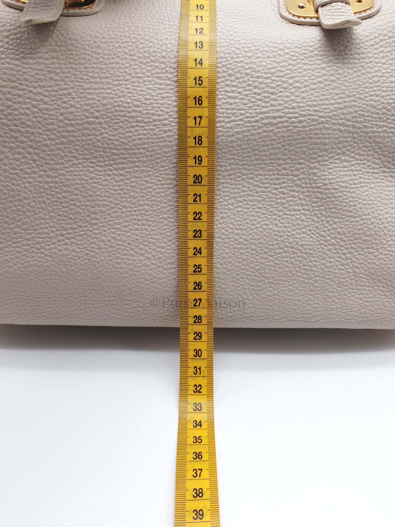 BL0817 Vitello Daino Off-White in Soft Pebbled Calfskin Leather | Purse Maison Luxury Bags Shop