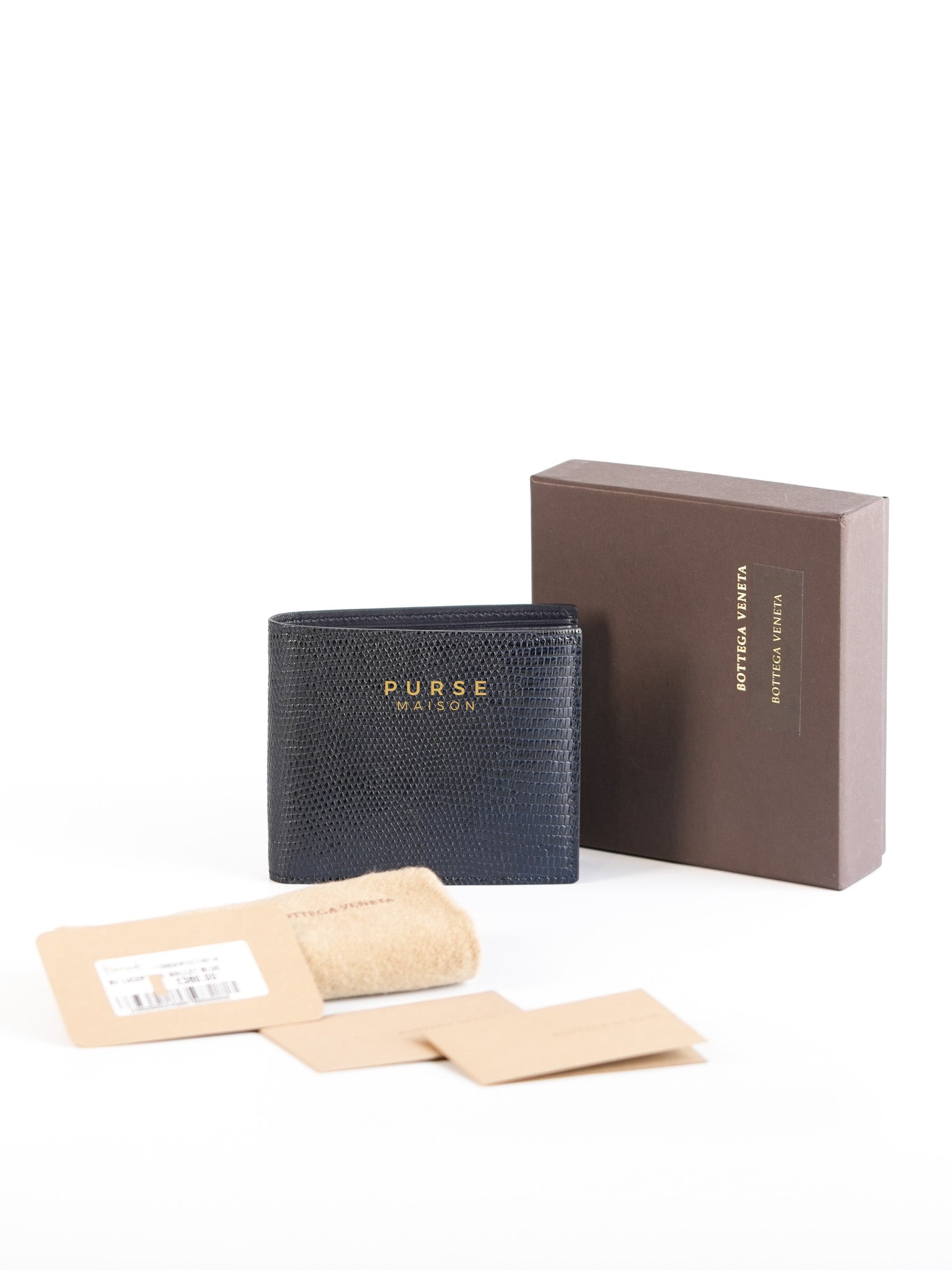 Black Bi-Fold Wallet for Men | Purse Maison Luxury Bags Shop