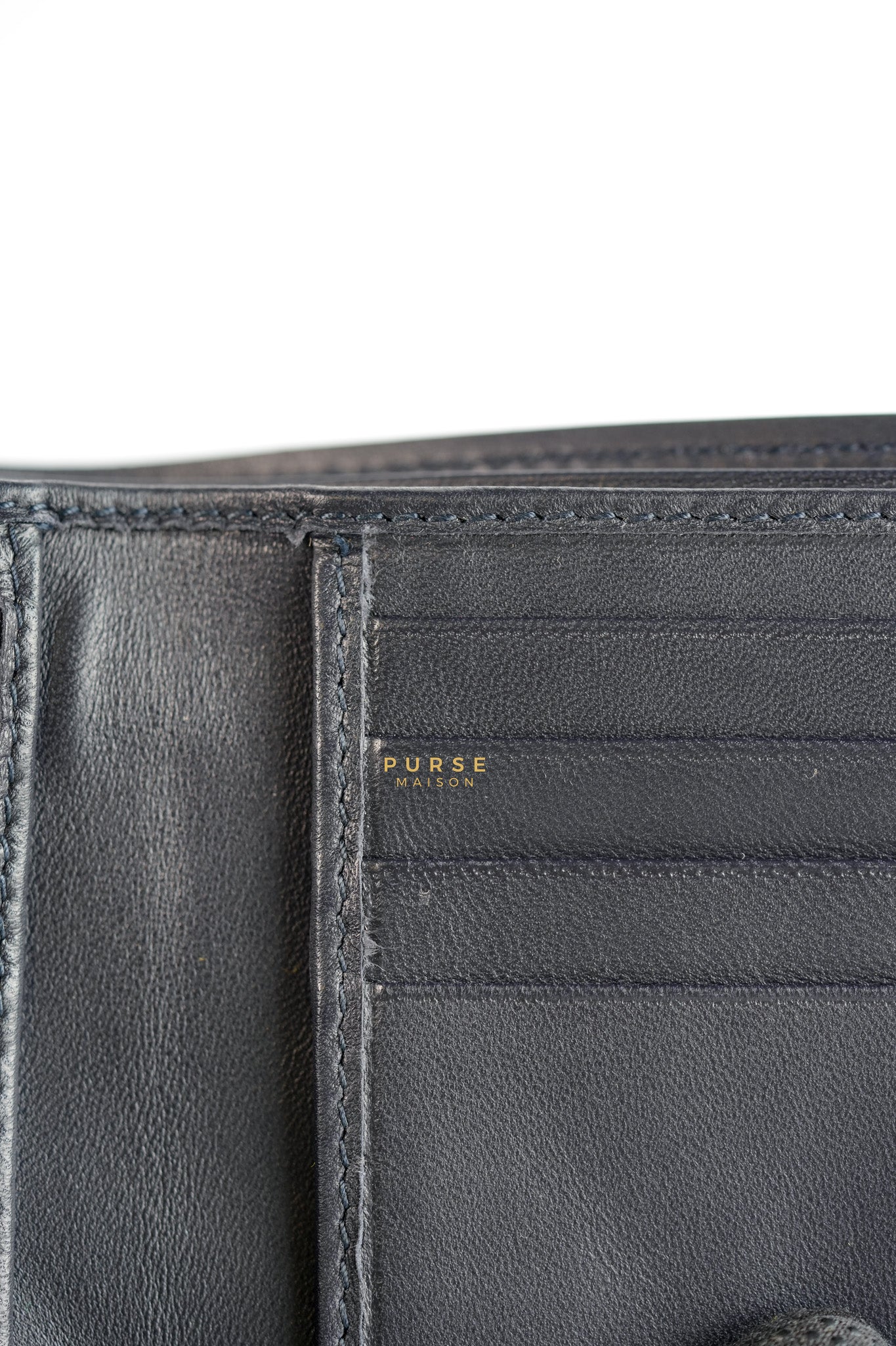 Black Bi-Fold Wallet for Men | Purse Maison Luxury Bags Shop