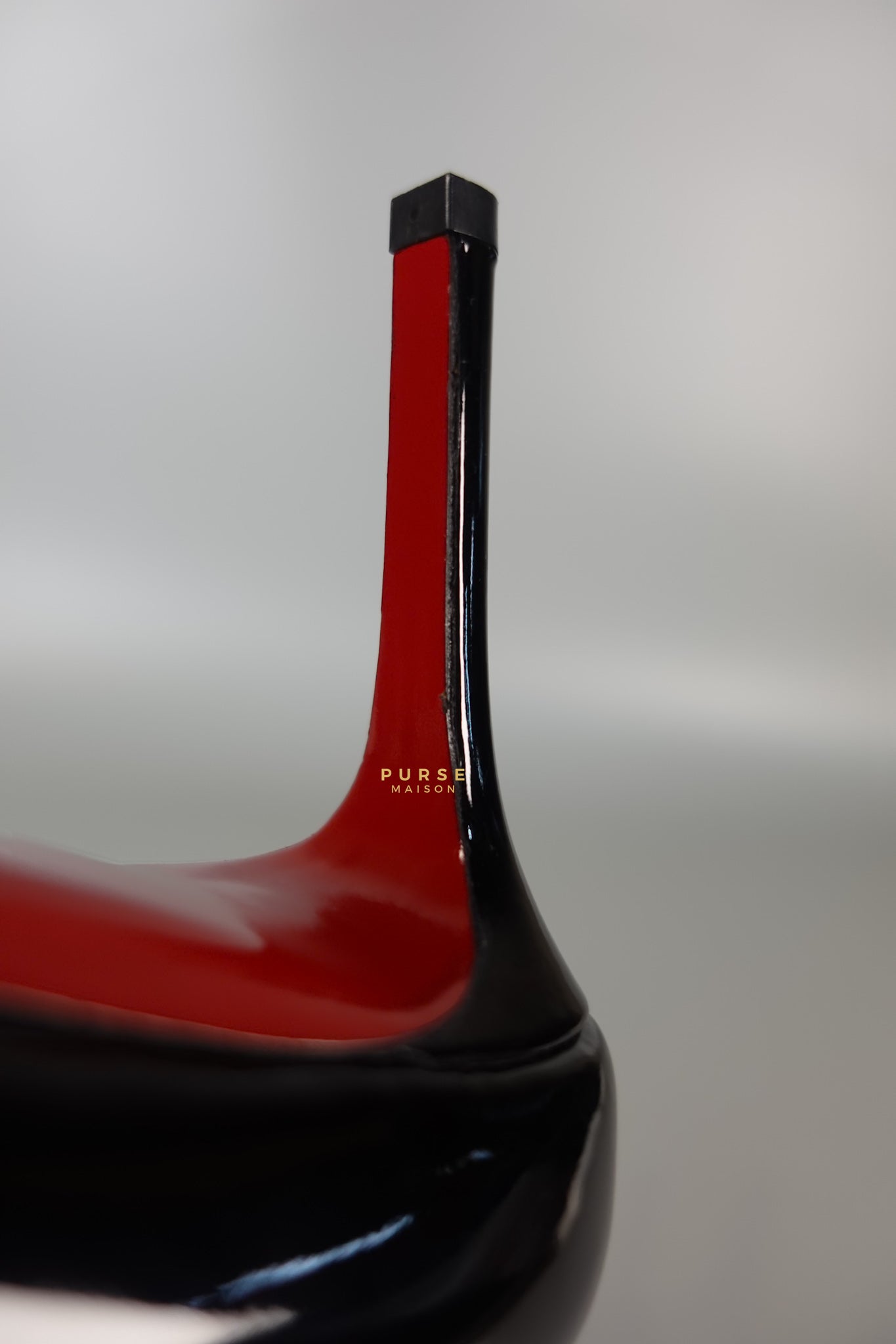 Black Patent Leather Platform Pumps Heels (Size 36EU 23cm) | Purse Maison Luxury Bags Shop