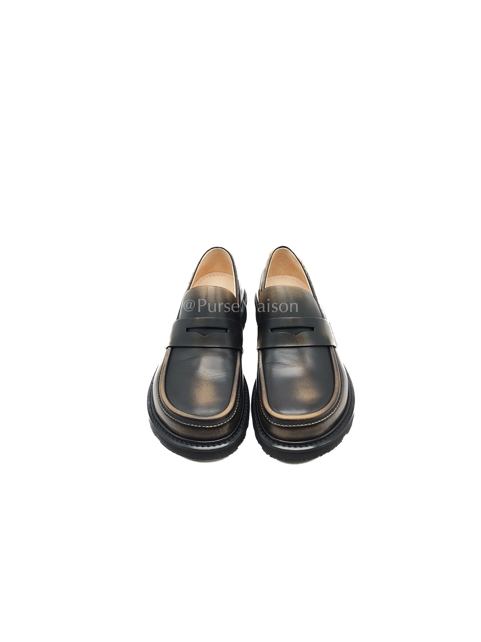 Blaze Leather Loafer Size (7 US/37 EU/23.5 cm) | Purse Maison Luxury Bags Shop