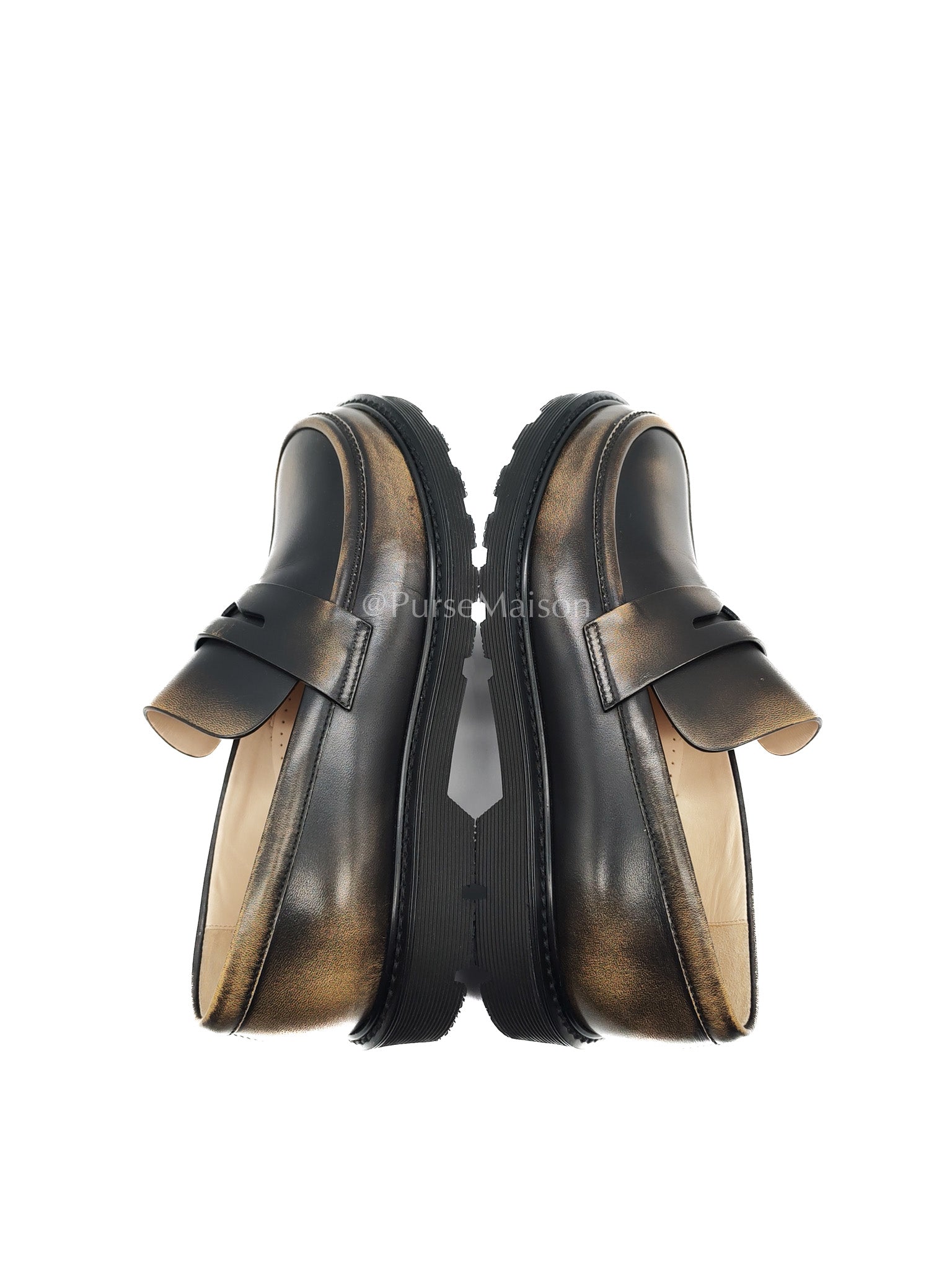 Blaze Leather Loafer Size (7 US/37 EU/23.5 cm) | Purse Maison Luxury Bags Shop