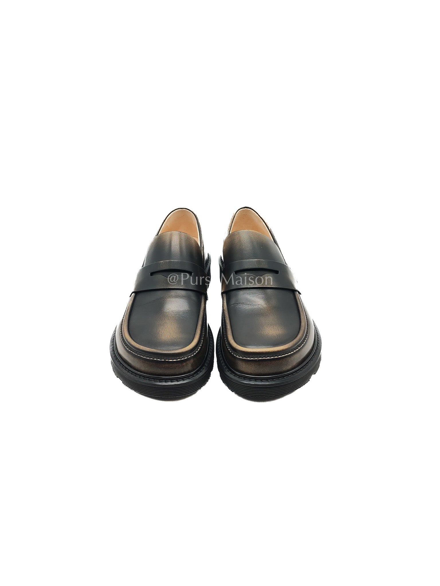 Blaze Leather Loafer Size (7 US/37 EU/23.5 cm) | Purse Maison Luxury Bags Shop
