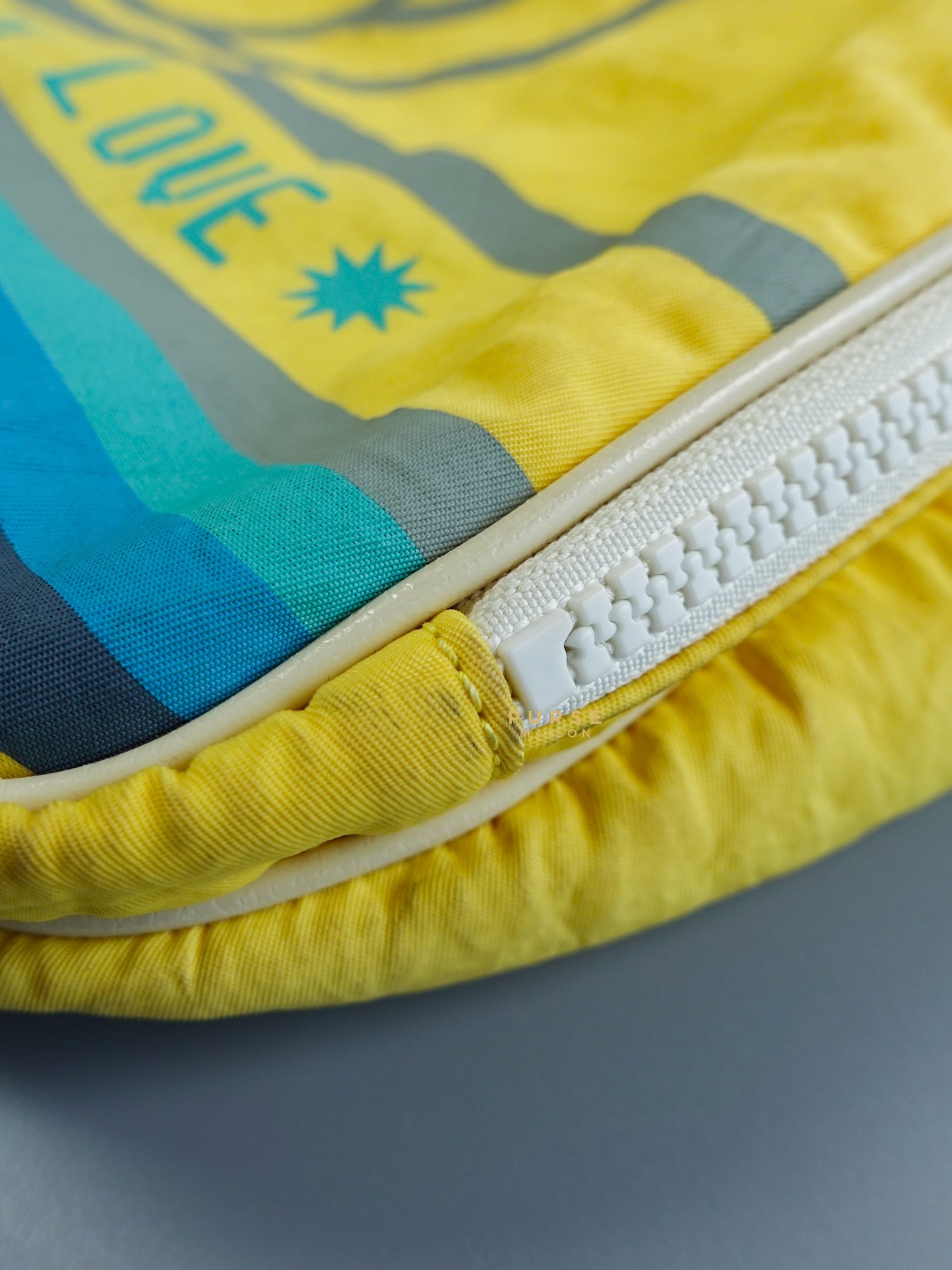 Blind for Love Interlocking GG Logo Yellow Backpack | Purse Maison Luxury Bags Shop