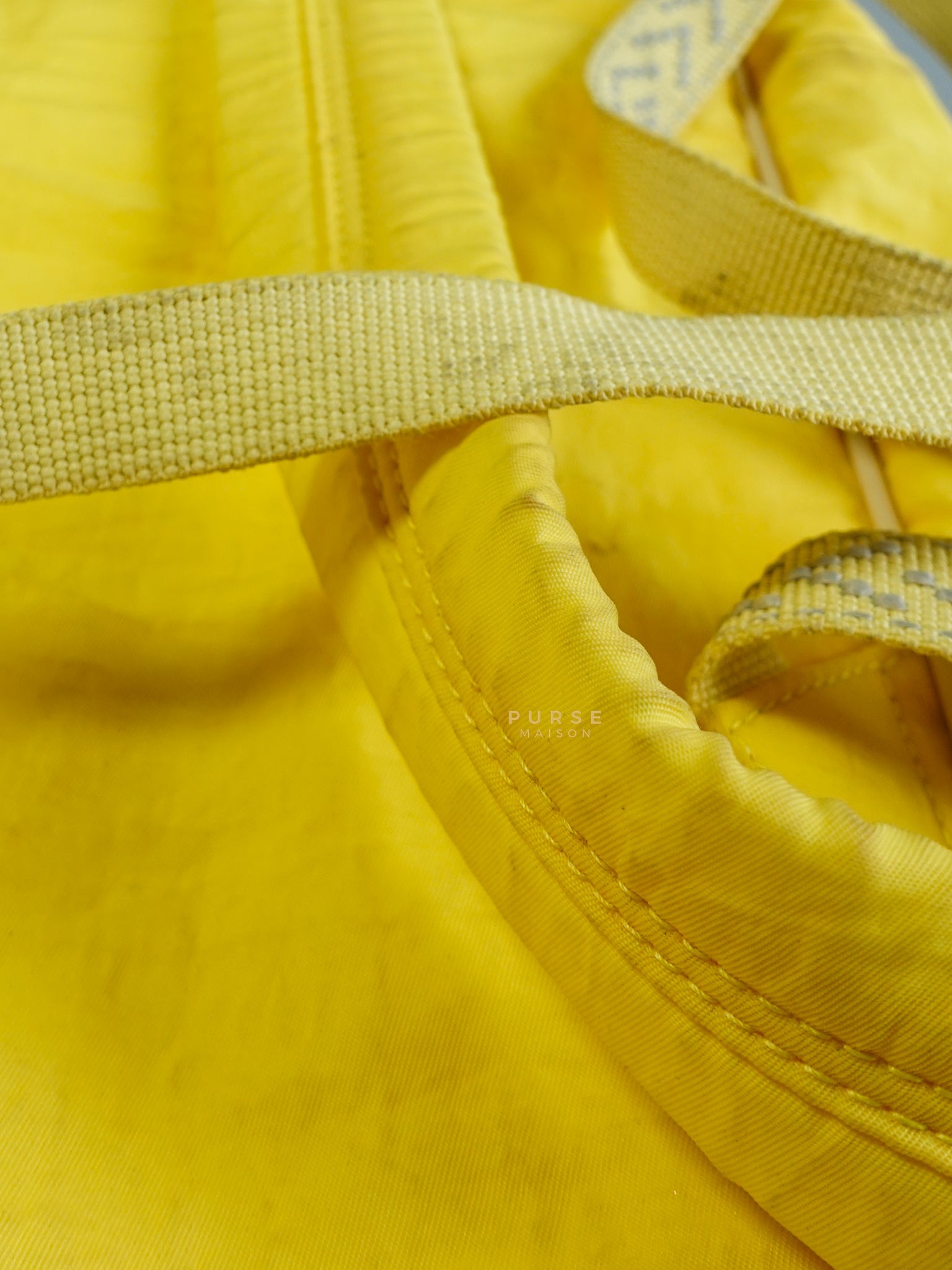 Blind for Love Interlocking GG Logo Yellow Backpack | Purse Maison Luxury Bags Shop