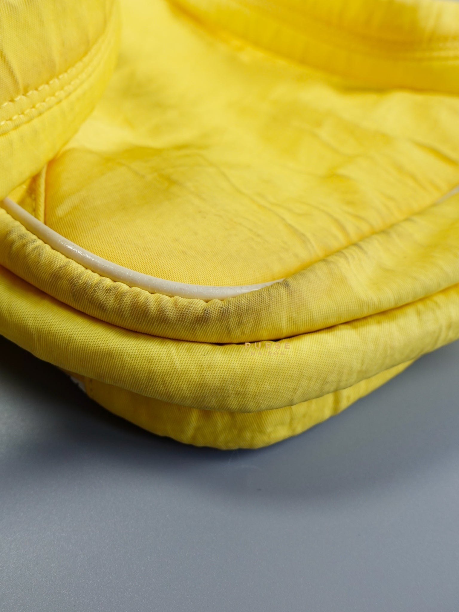 Blind for Love Interlocking GG Logo Yellow Backpack | Purse Maison Luxury Bags Shop