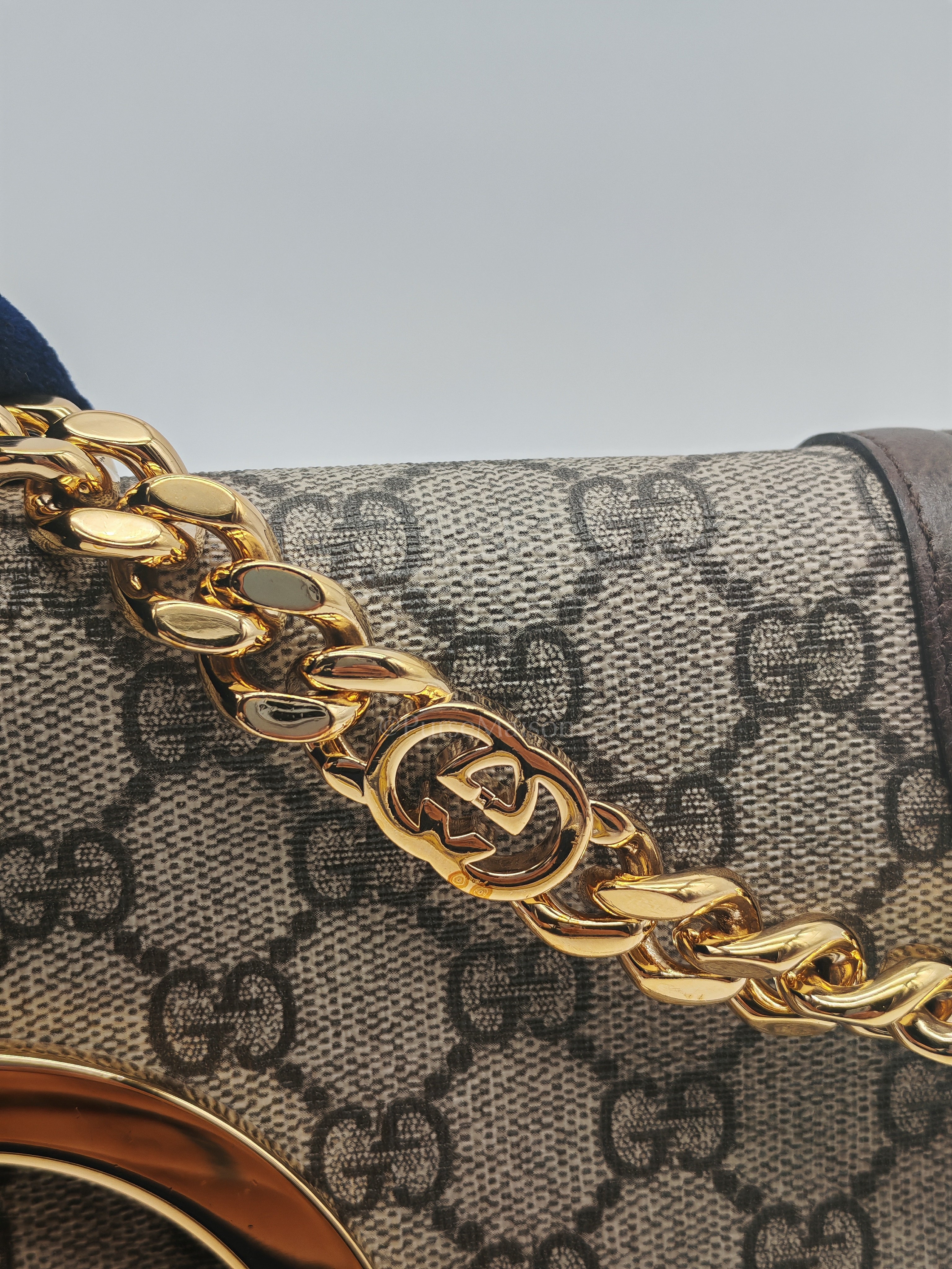Blondie Shoulder Bag Small in GG Supreme Canvas & Gold Hardware | Purse Maison Luxury Bags Shop