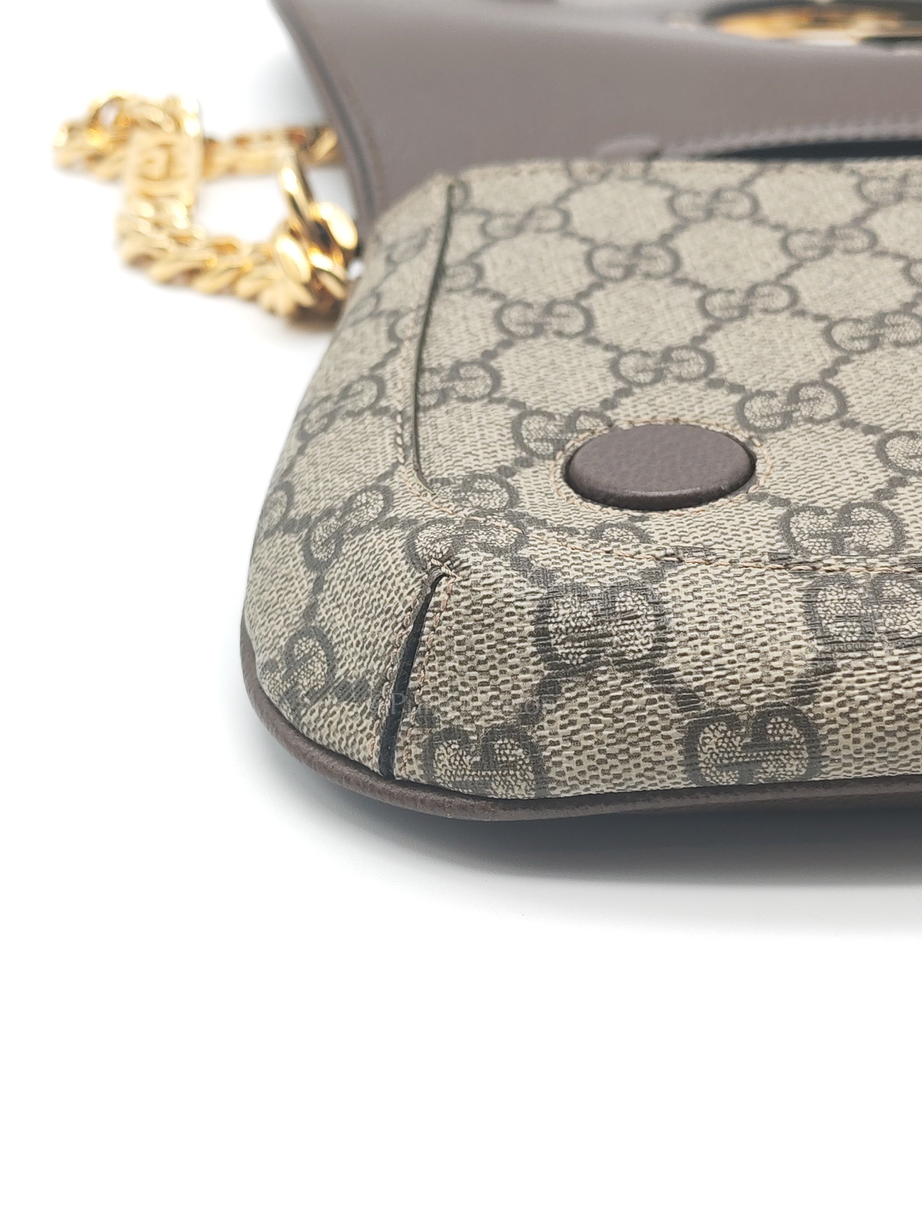 Blondie Shoulder Bag Small in GG Supreme Canvas & Gold Hardware | Purse Maison Luxury Bags Shop