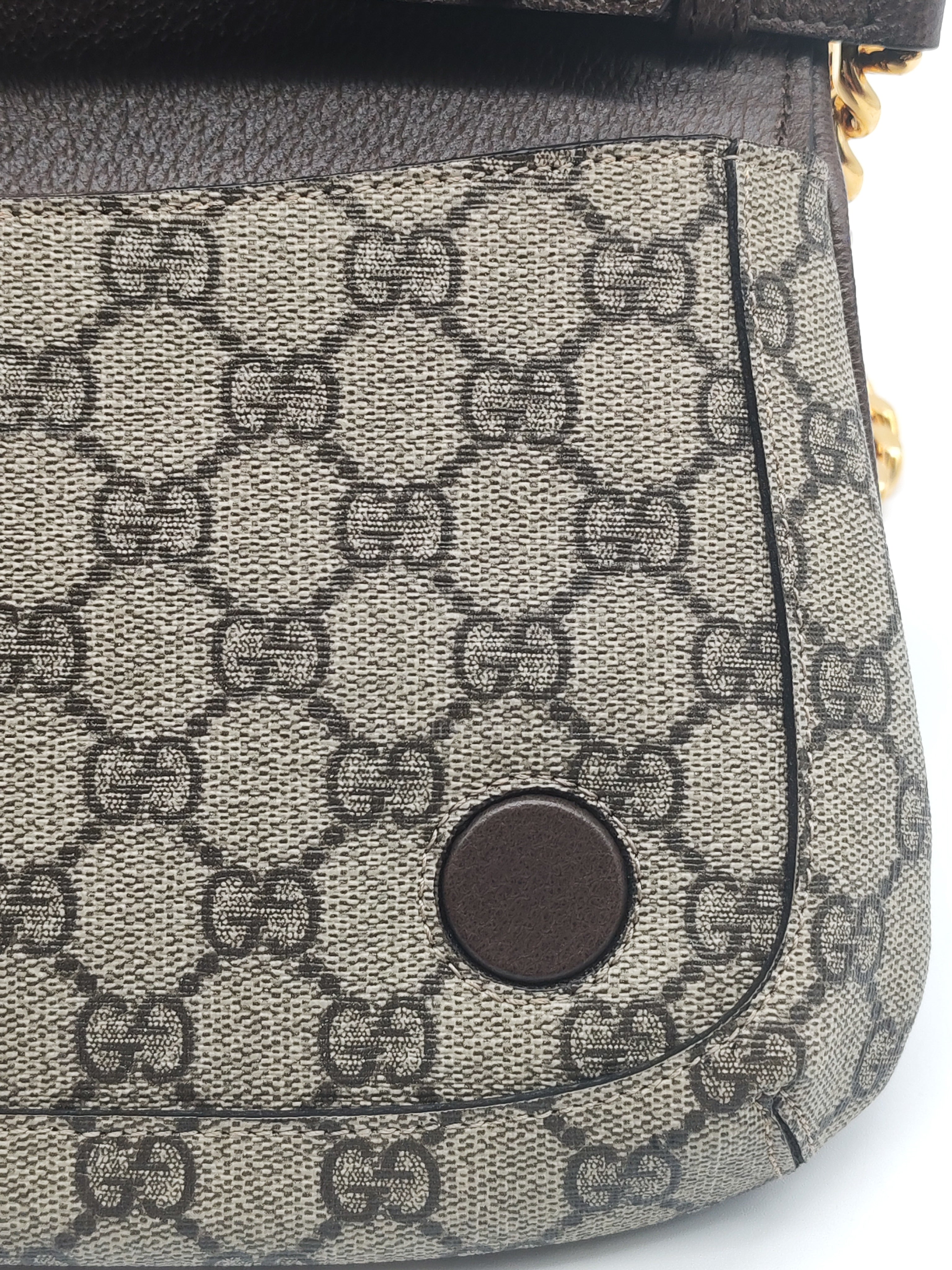Blondie Shoulder Bag Small in GG Supreme Canvas & Gold Hardware | Purse Maison Luxury Bags Shop