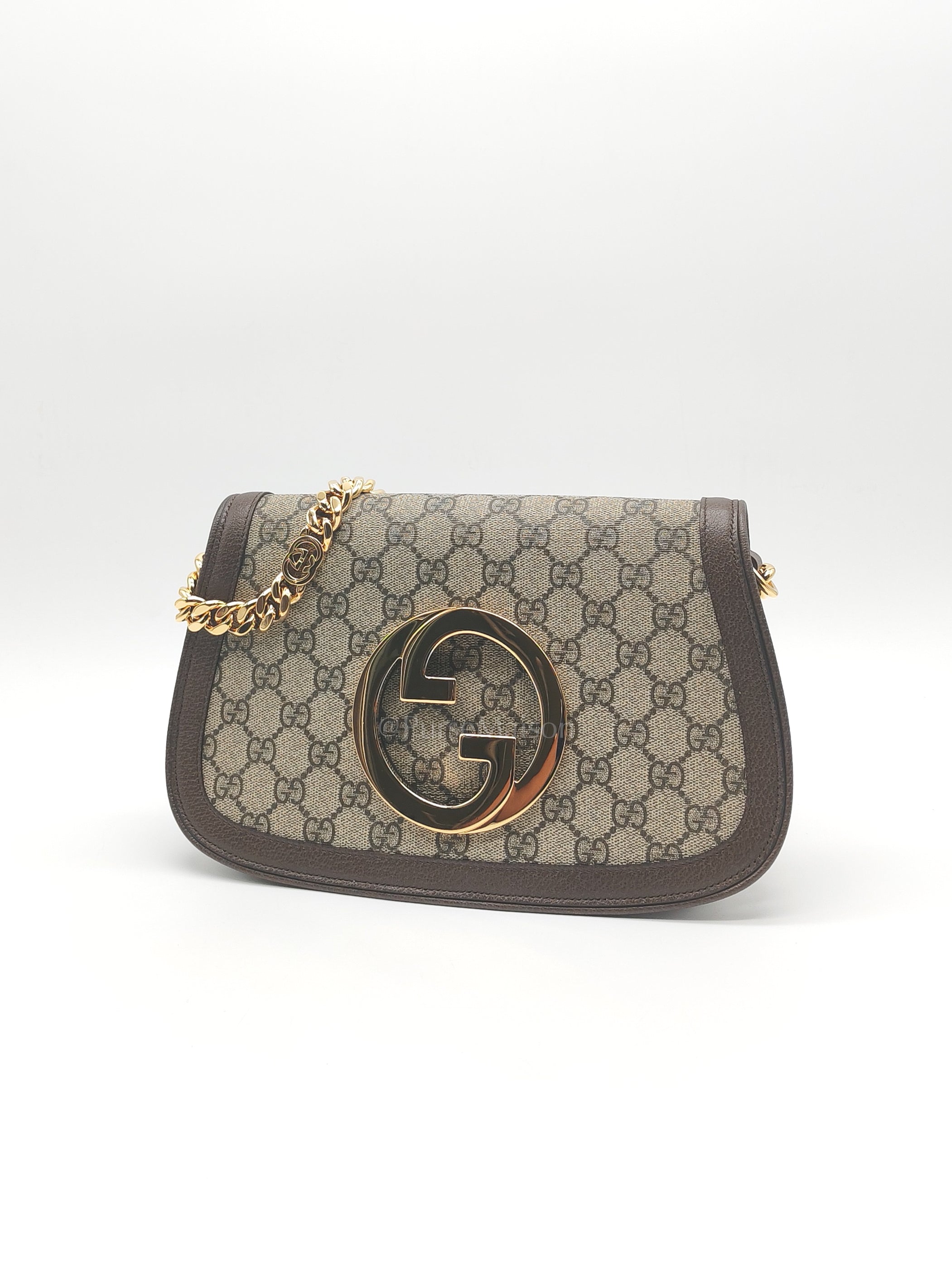Blondie Shoulder Bag Small in GG Supreme Canvas & Gold Hardware | Purse Maison Luxury Bags Shop