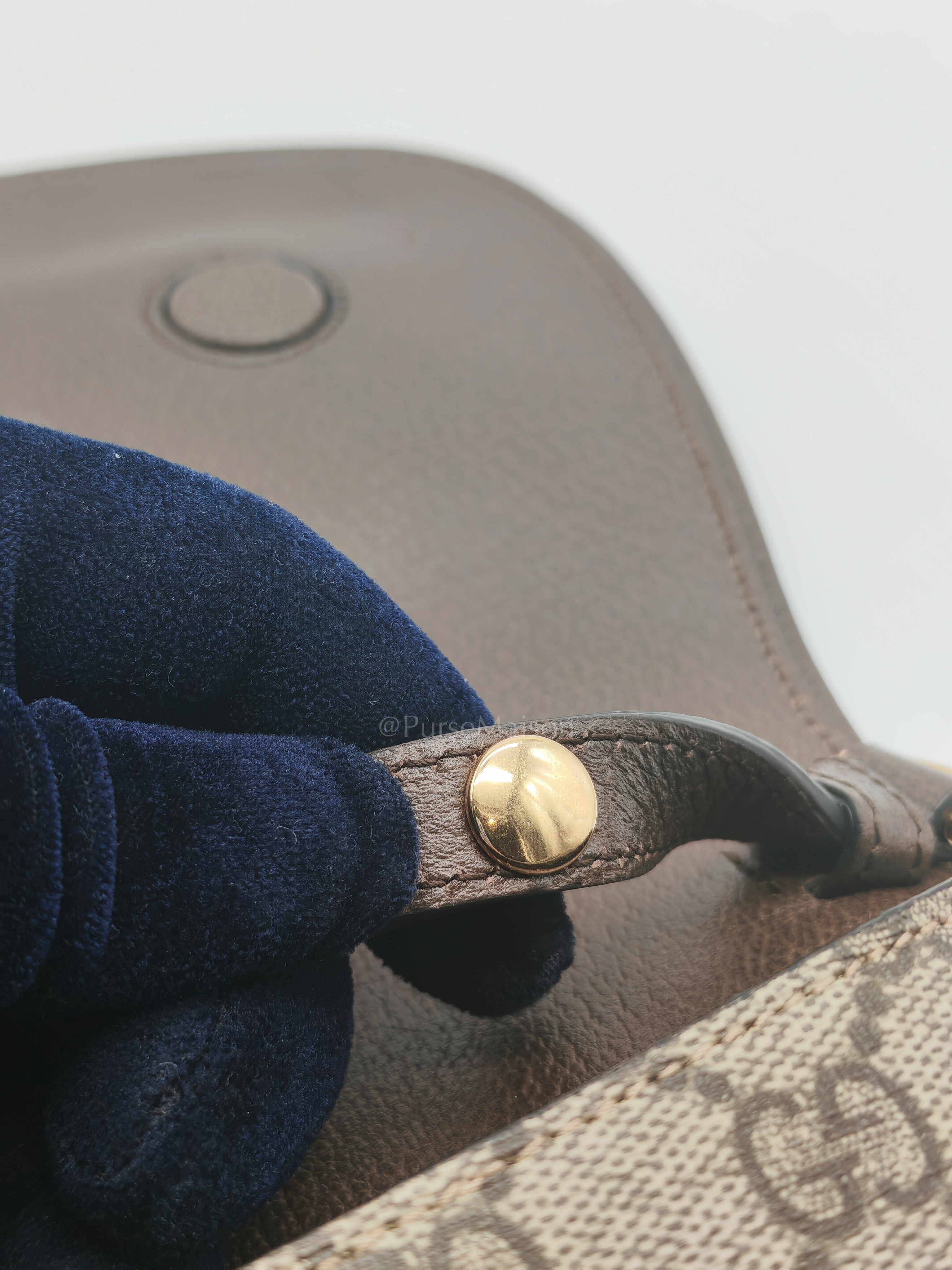 Blondie Shoulder Bag Small in GG Supreme Canvas & Gold Hardware | Purse Maison Luxury Bags Shop