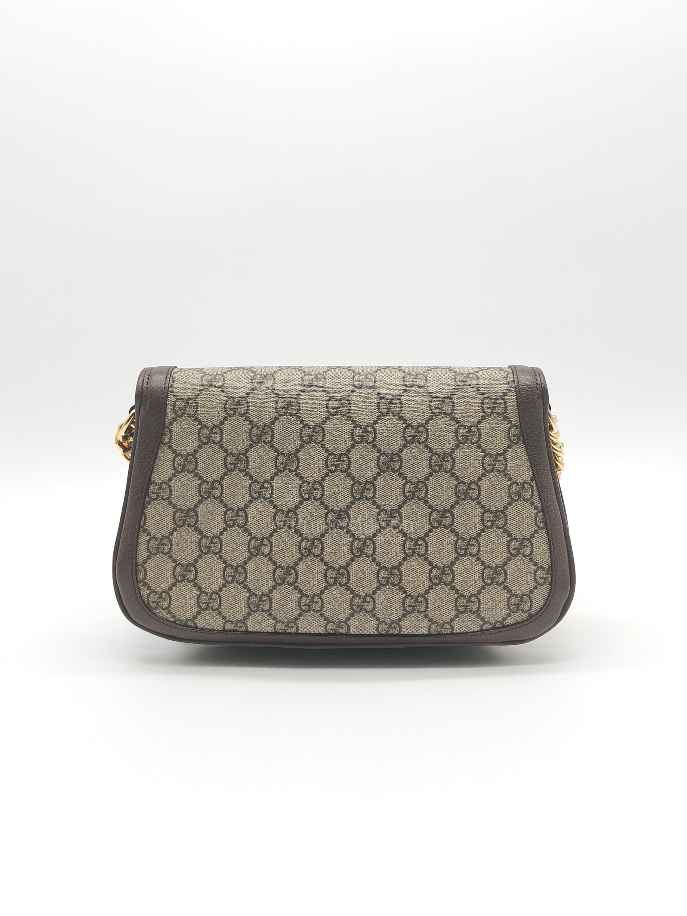 Blondie Shoulder Bag Small in GG Supreme Canvas & Gold Hardware | Purse Maison Luxury Bags Shop