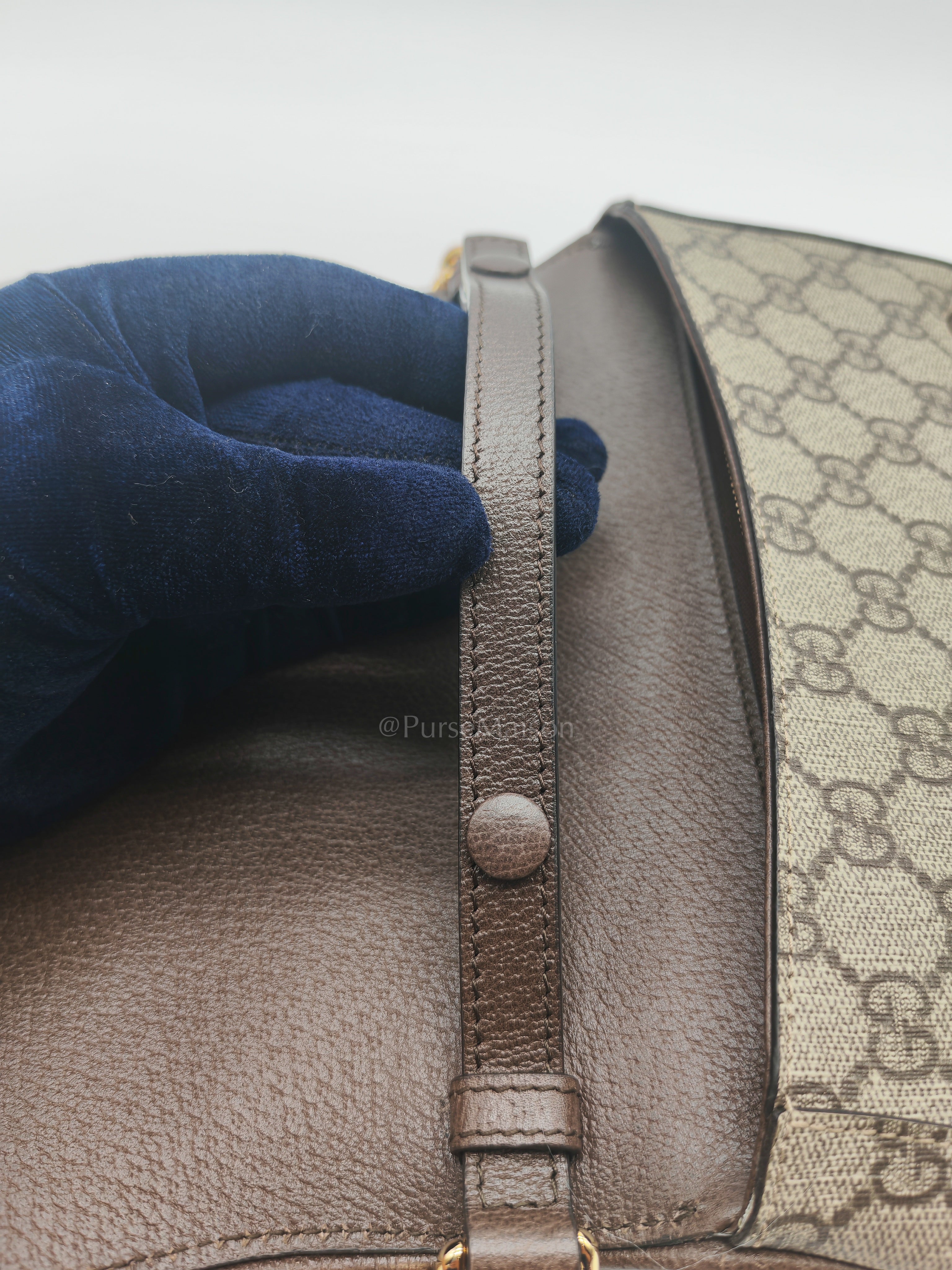 Blondie Shoulder Bag Small in GG Supreme Canvas & Gold Hardware | Purse Maison Luxury Bags Shop