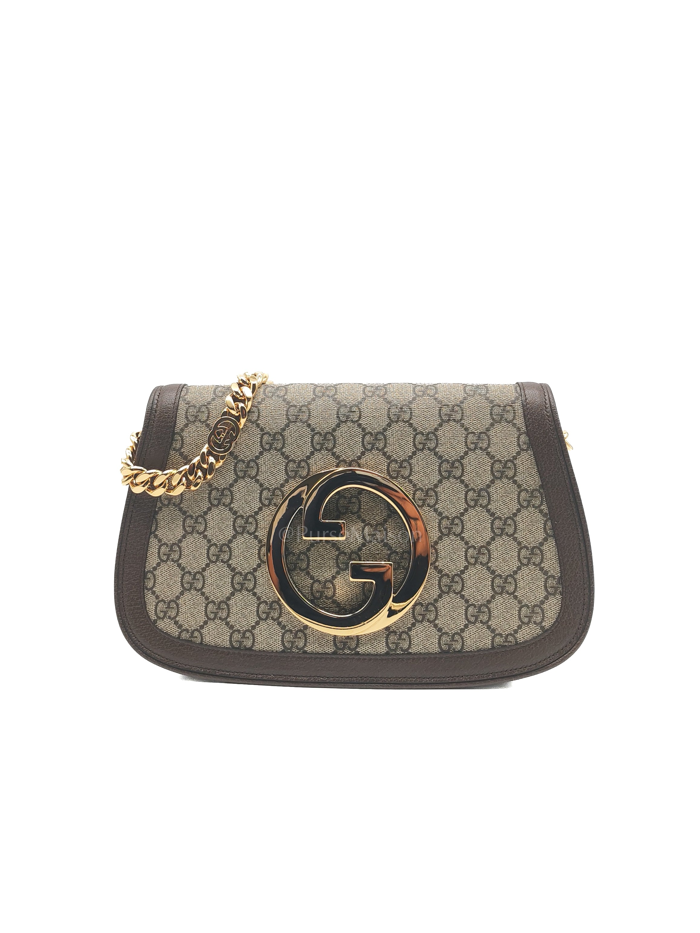 Blondie Shoulder Bag Small in GG Supreme Canvas & Gold Hardware | Purse Maison Luxury Bags Shop