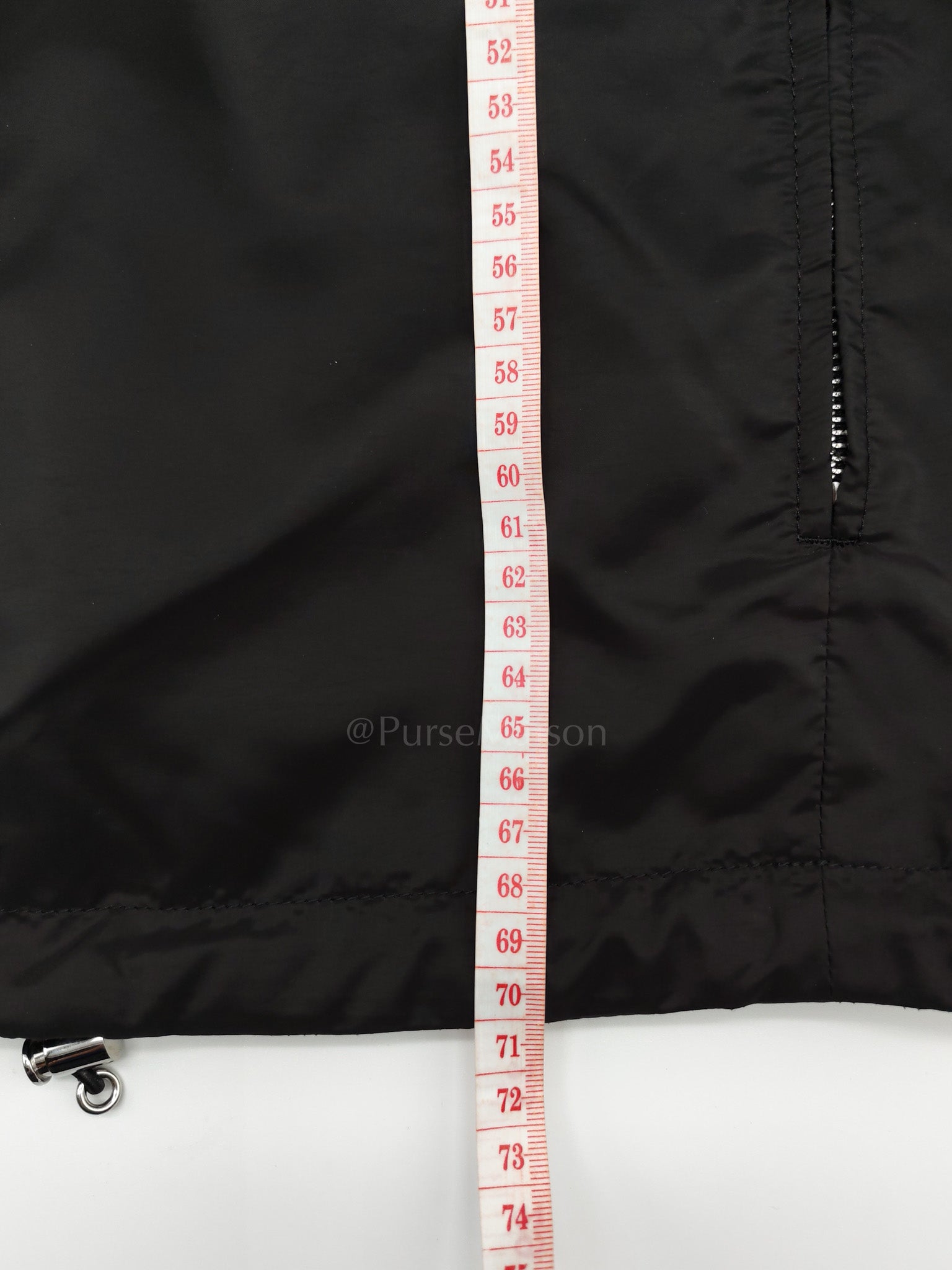 Blouson Reversible Black Nylon Jacket Size 56 | Purse Maison Luxury Bags Shop