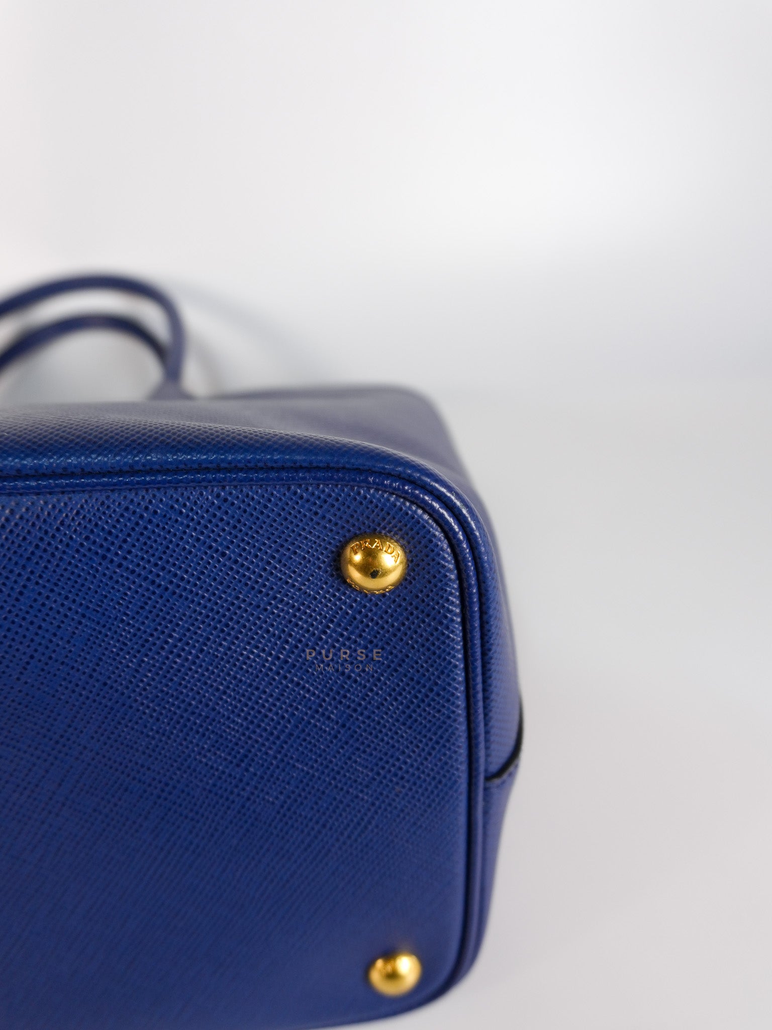 Bluette Large Saffiano Leather Front Pocket Tote Bag | Purse Maison Luxury Bags Shop