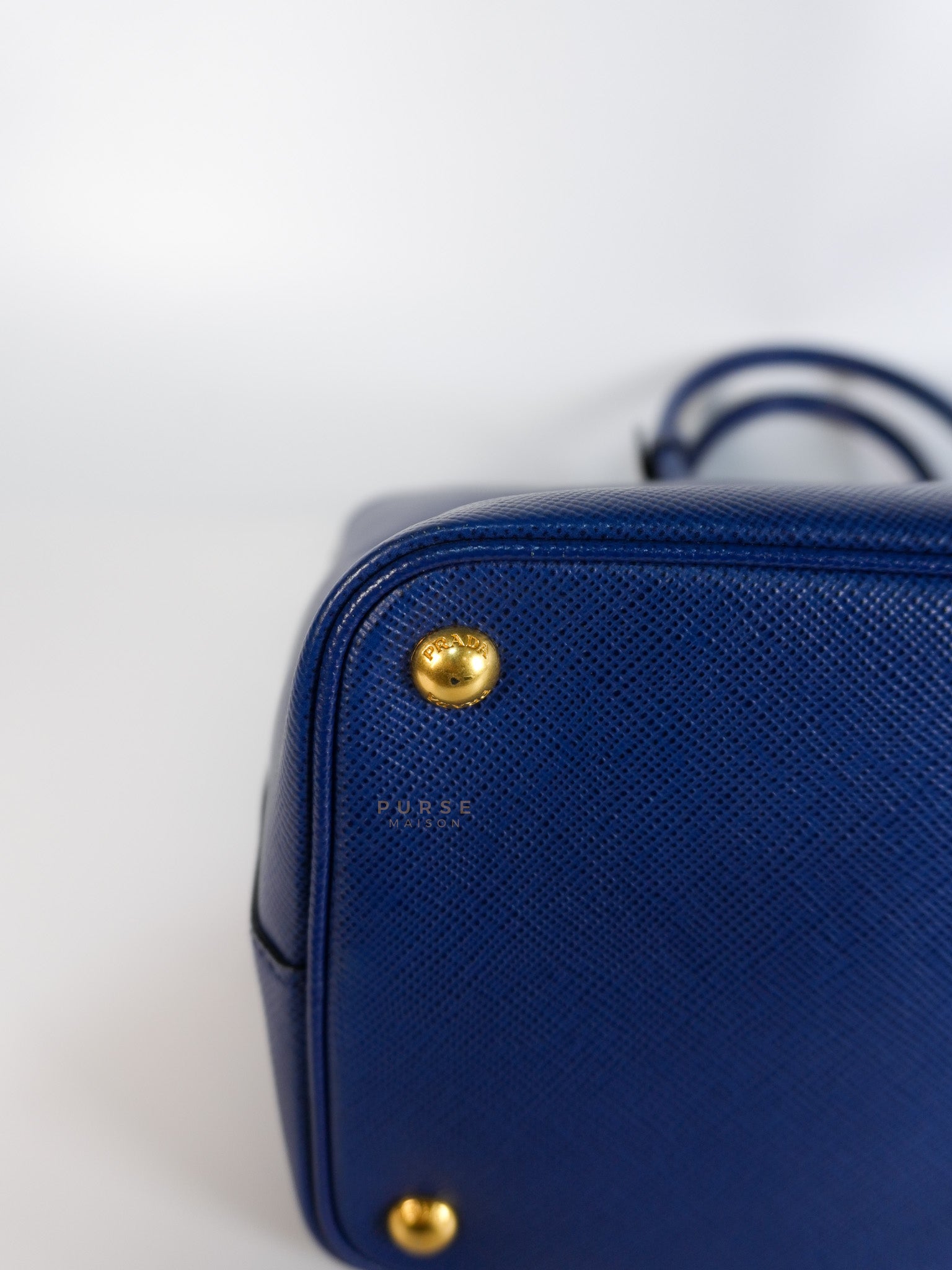Bluette Large Saffiano Leather Front Pocket Tote Bag | Purse Maison Luxury Bags Shop