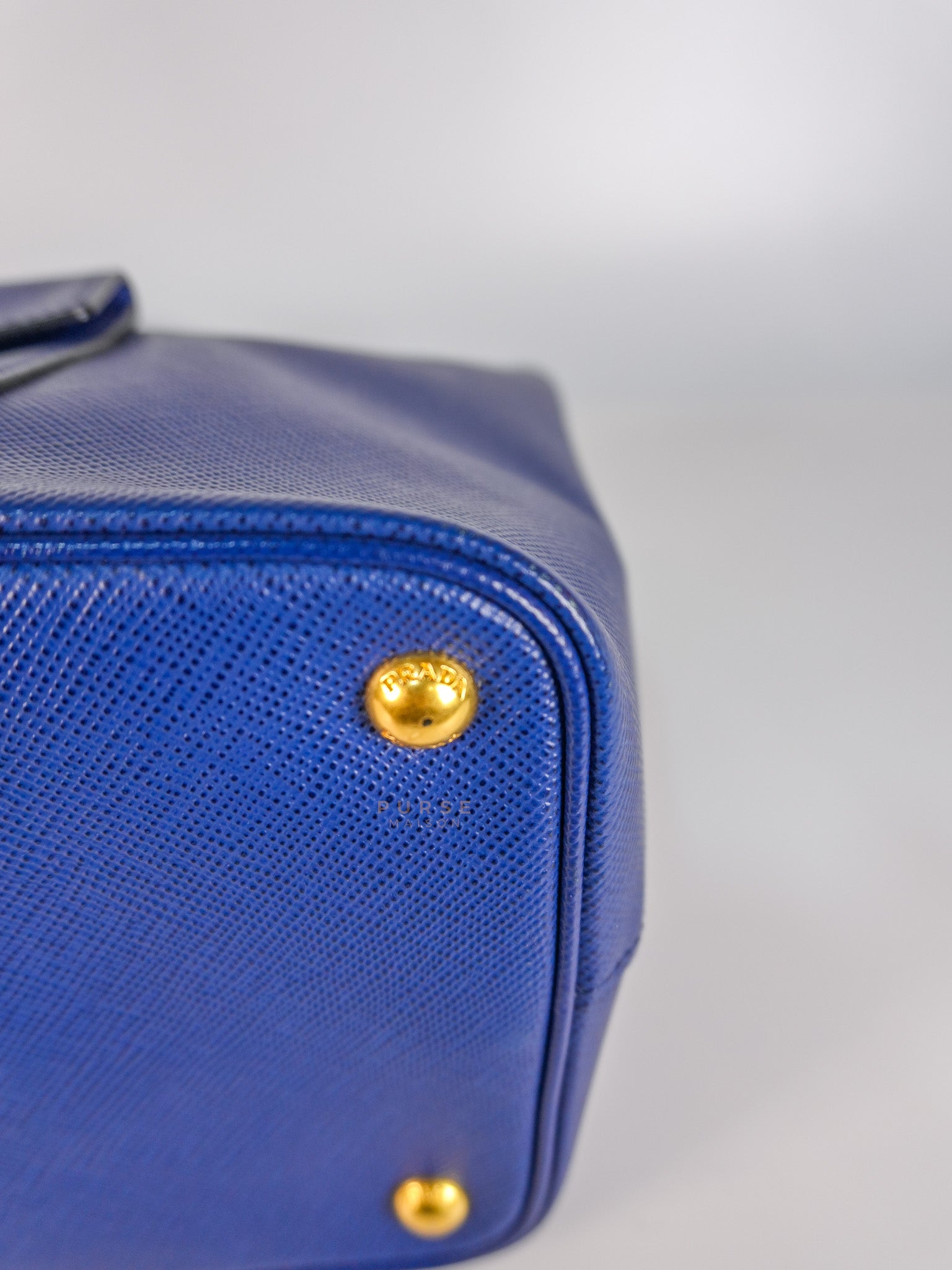 Bluette Large Saffiano Leather Front Pocket Tote Bag | Purse Maison Luxury Bags Shop