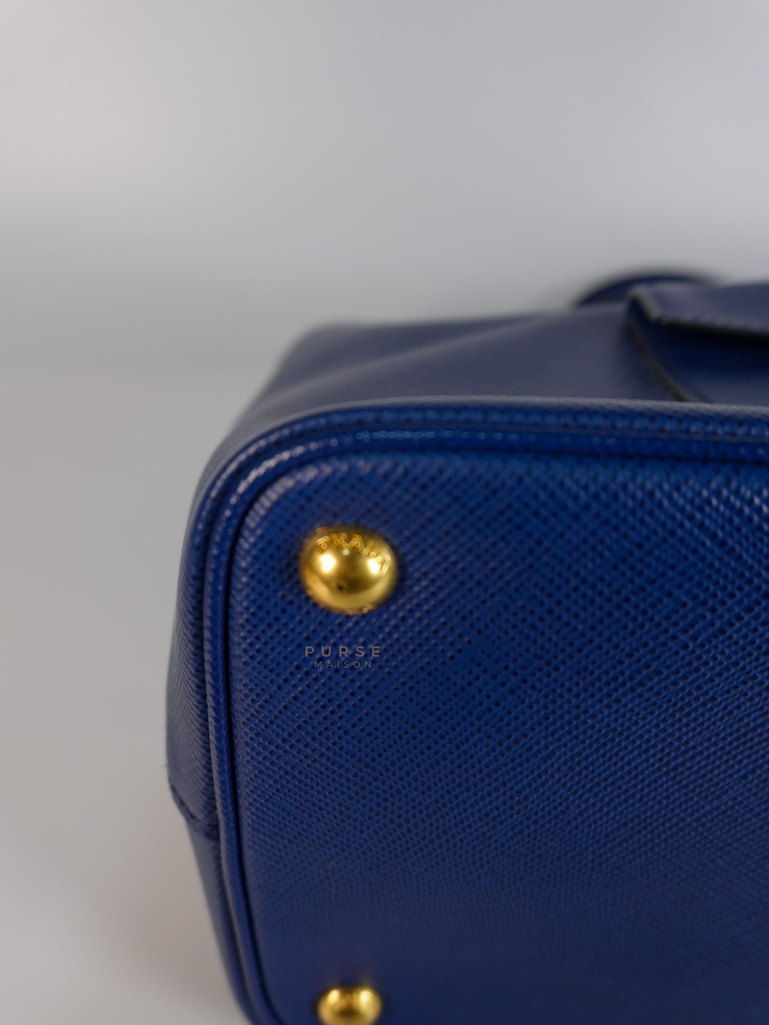Bluette Large Saffiano Leather Front Pocket Tote Bag | Purse Maison Luxury Bags Shop