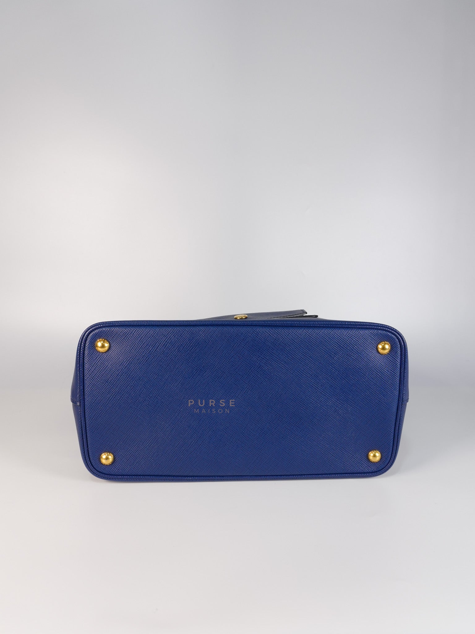 Bluette Large Saffiano Leather Front Pocket Tote Bag | Purse Maison Luxury Bags Shop