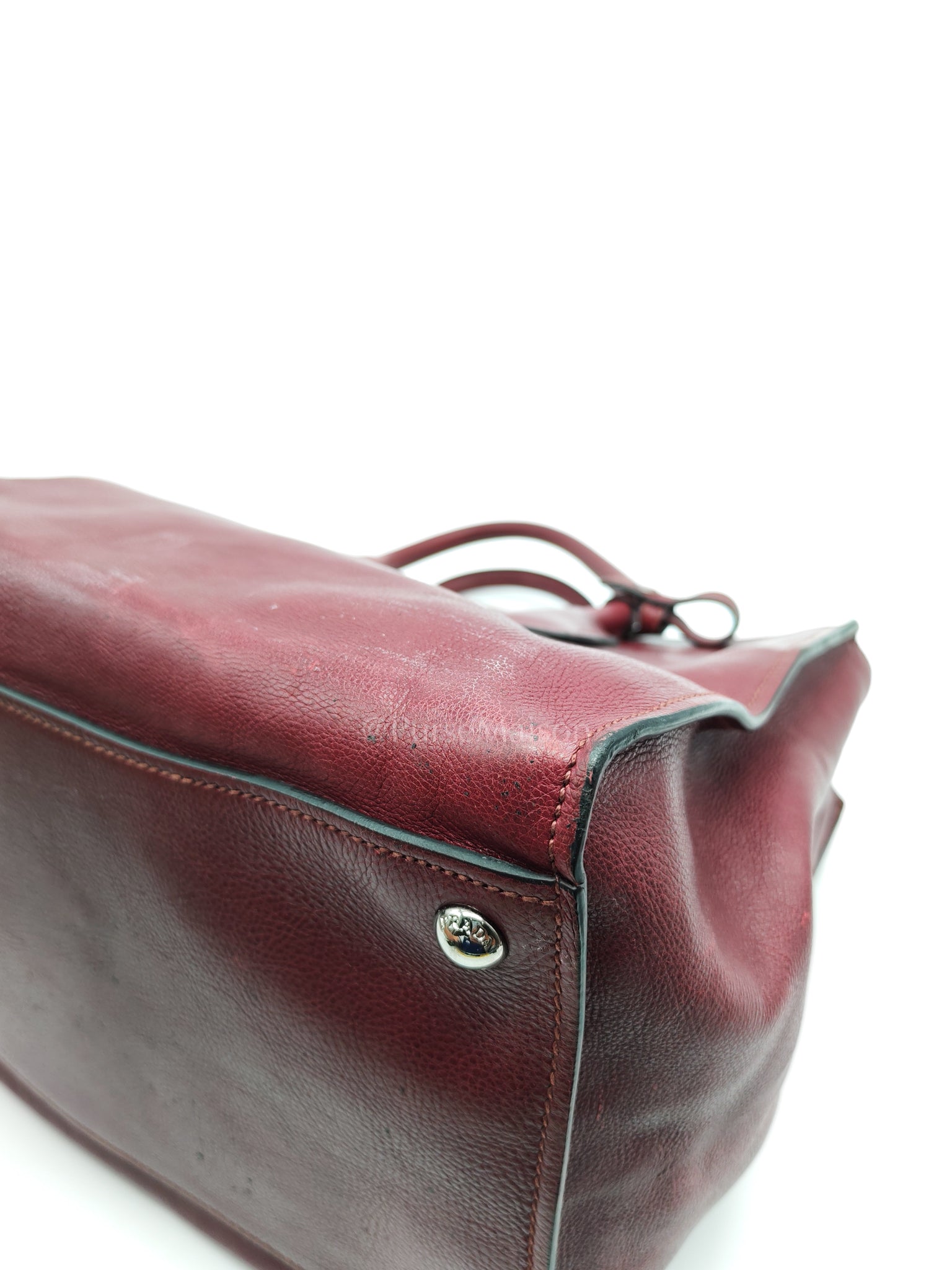 BN2619 Twin Pocket Double Handle Tote Bag in Ametista Glace Calfskin Leather | Purse Maison Luxury Bags Shop