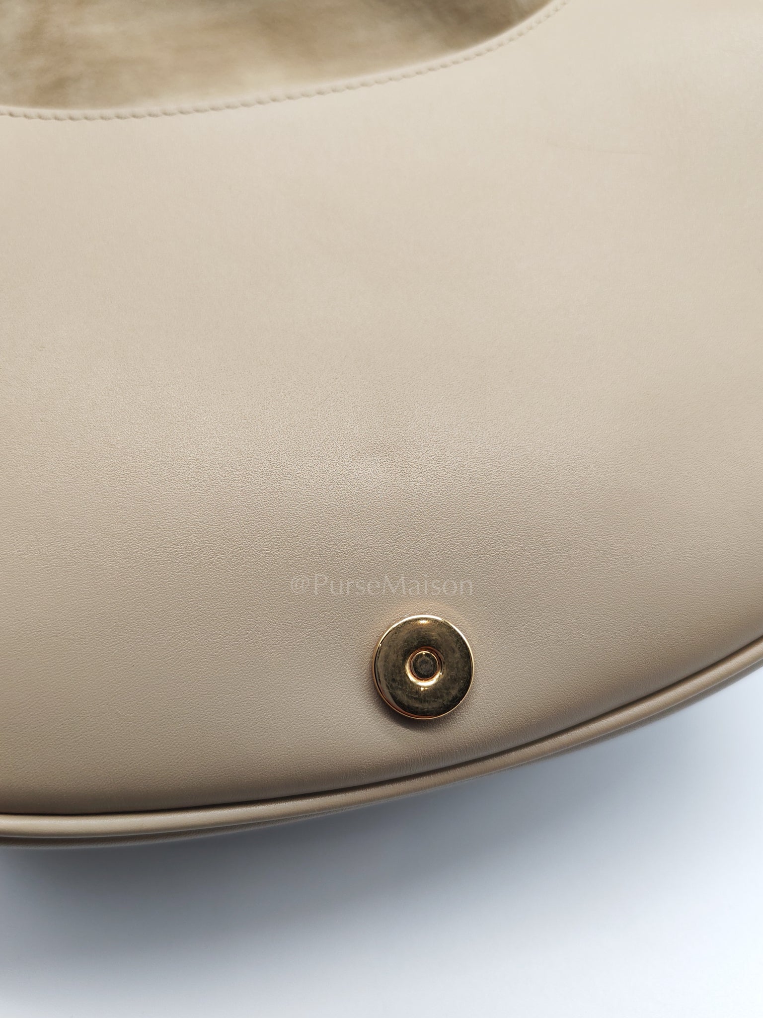 Bobby Medium in Beige Smooth Calfskin Leather Crossbody Bag | Purse Maison Luxury Bags Shop