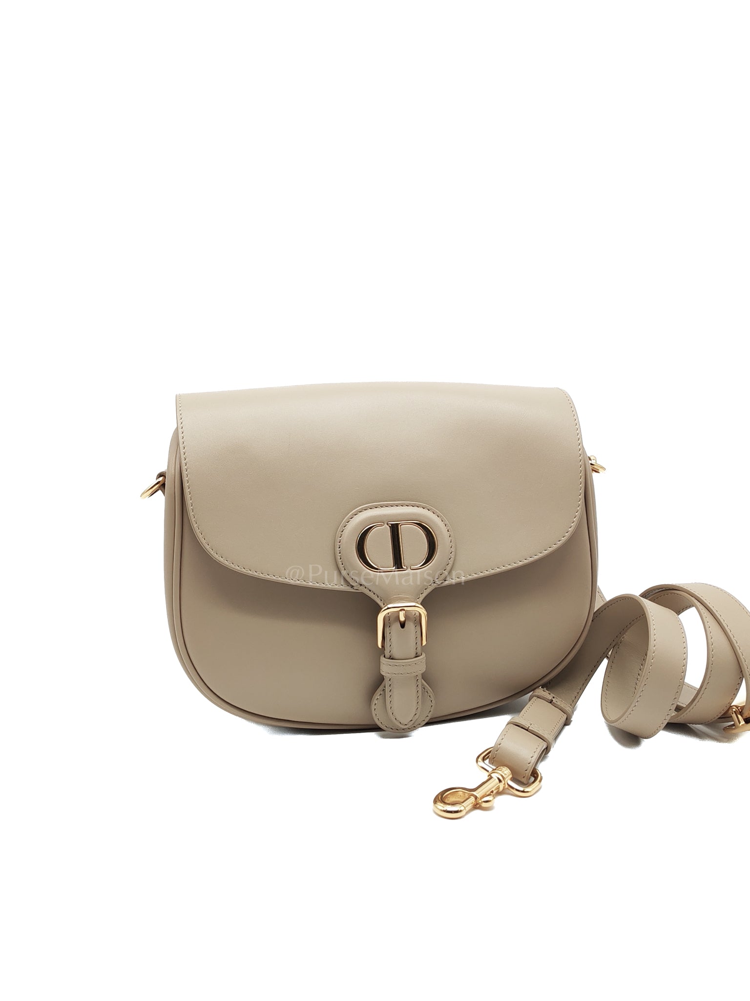 Bobby Medium in Beige Smooth Calfskin Leather Crossbody Bag | Purse Maison Luxury Bags Shop