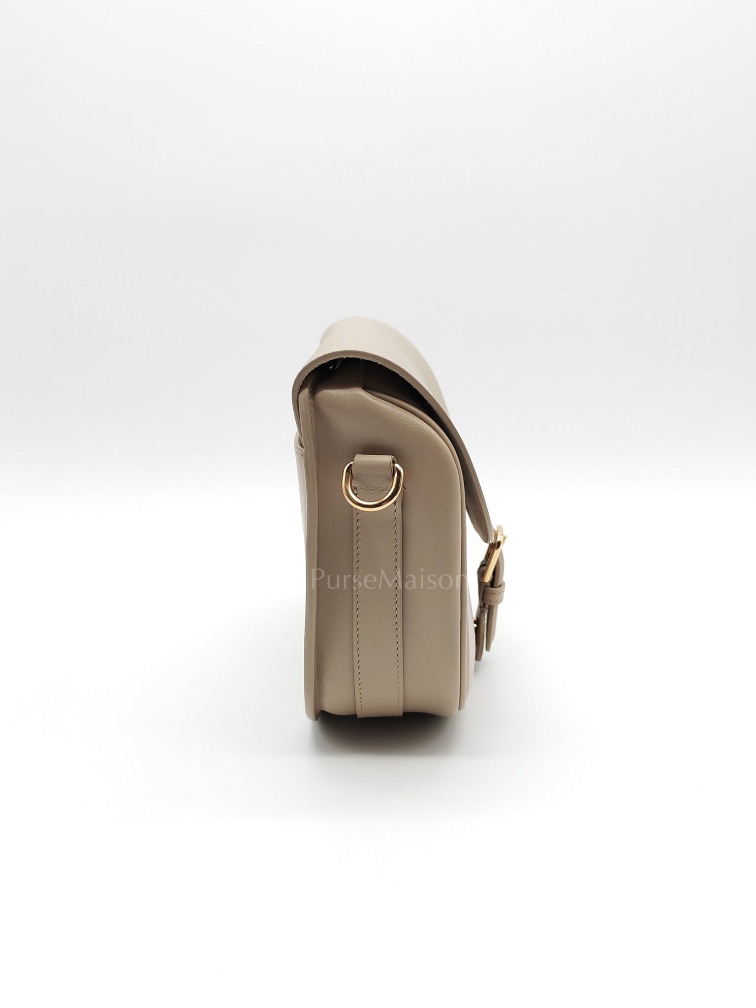 Bobby Medium in Beige Smooth Calfskin Leather Crossbody Bag | Purse Maison Luxury Bags Shop